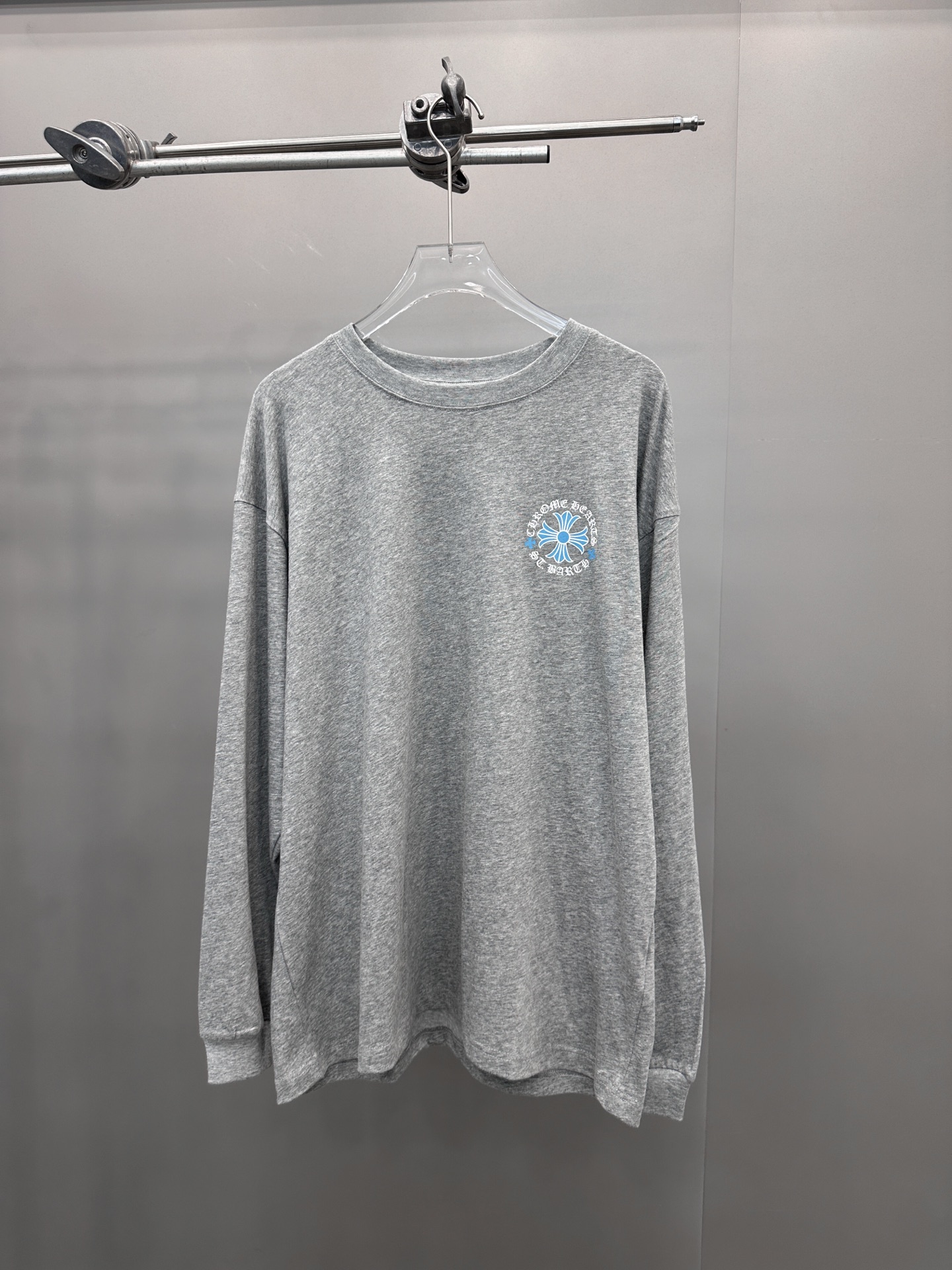 克罗心 ｜ 新款长袖t，成衣洗水加多处印花工艺，男女同款，尺码sml