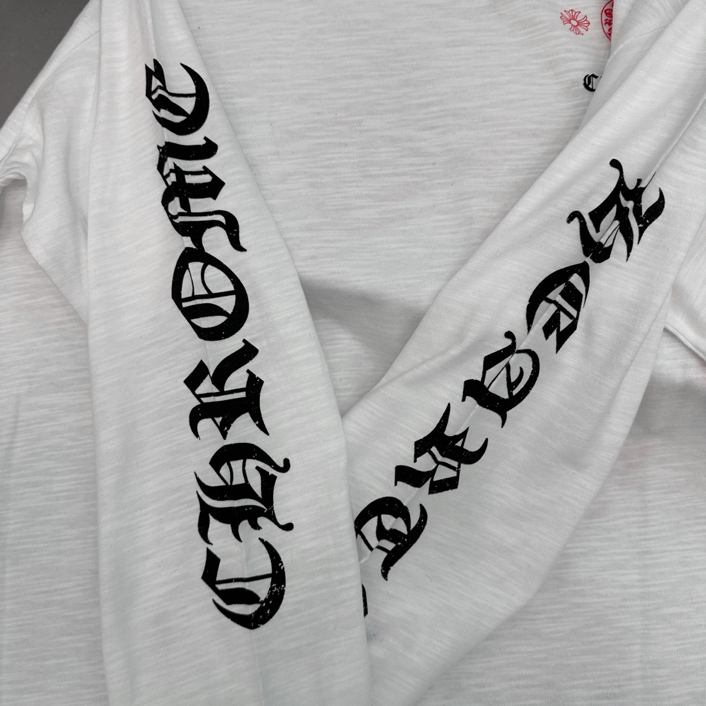 克罗心 ｜ 新款长袖t，成衣洗水前后四处印花工艺，男女同款，尺码sml