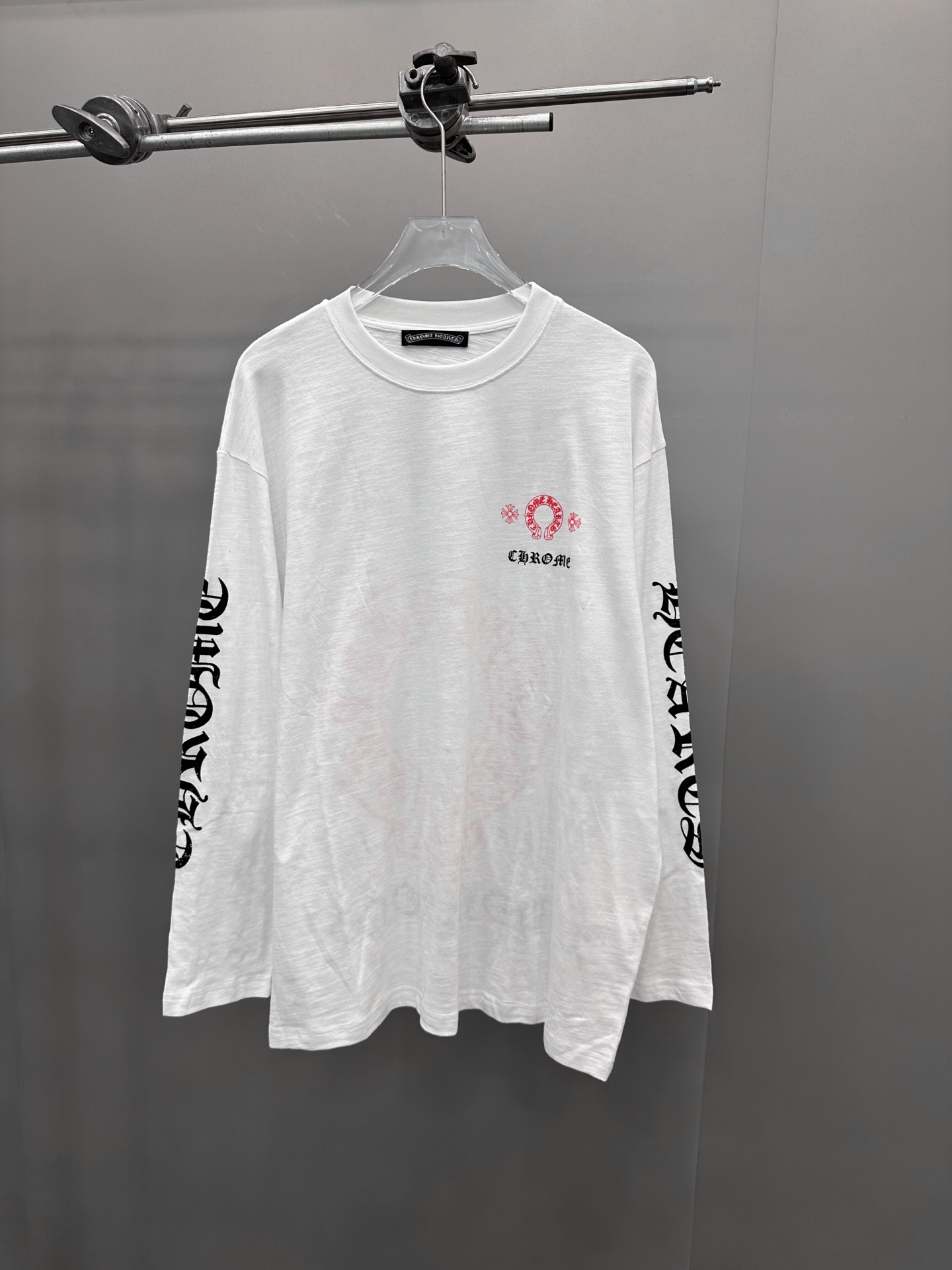克罗心 ｜ 新款长袖t，成衣洗水前后四处印花工艺，男女同款，尺码sml