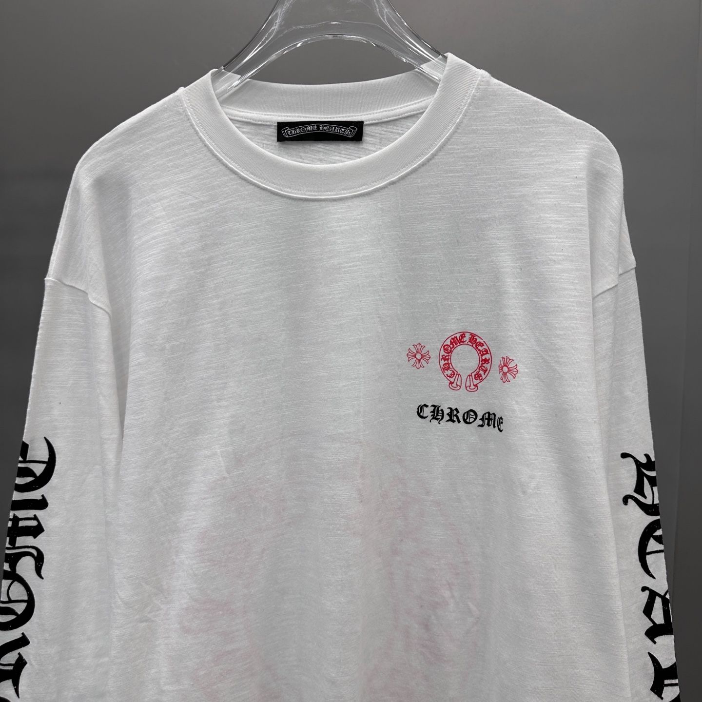 克罗心 ｜ 新款长袖t，成衣洗水前后四处印花工艺，男女同款，尺码sml