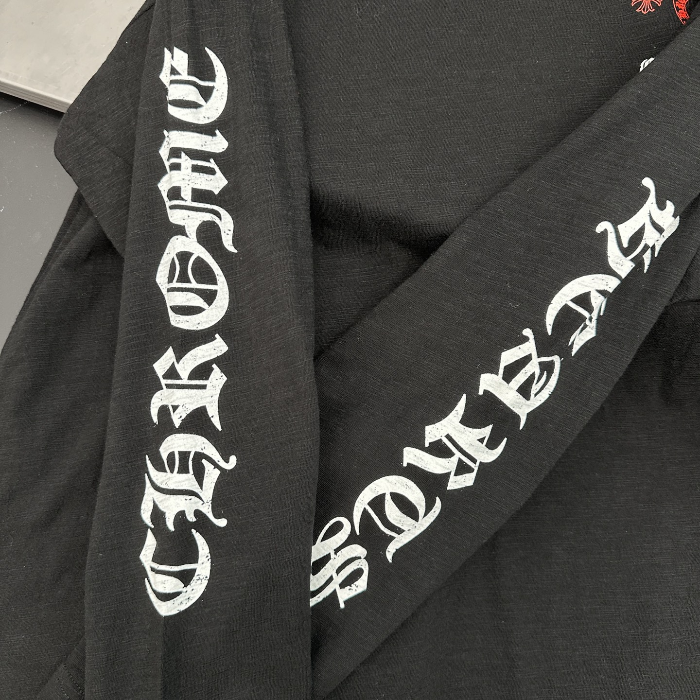 克罗心 ｜ 新款长袖t，成衣洗水前后四处印花工艺，男女同款，尺码sml