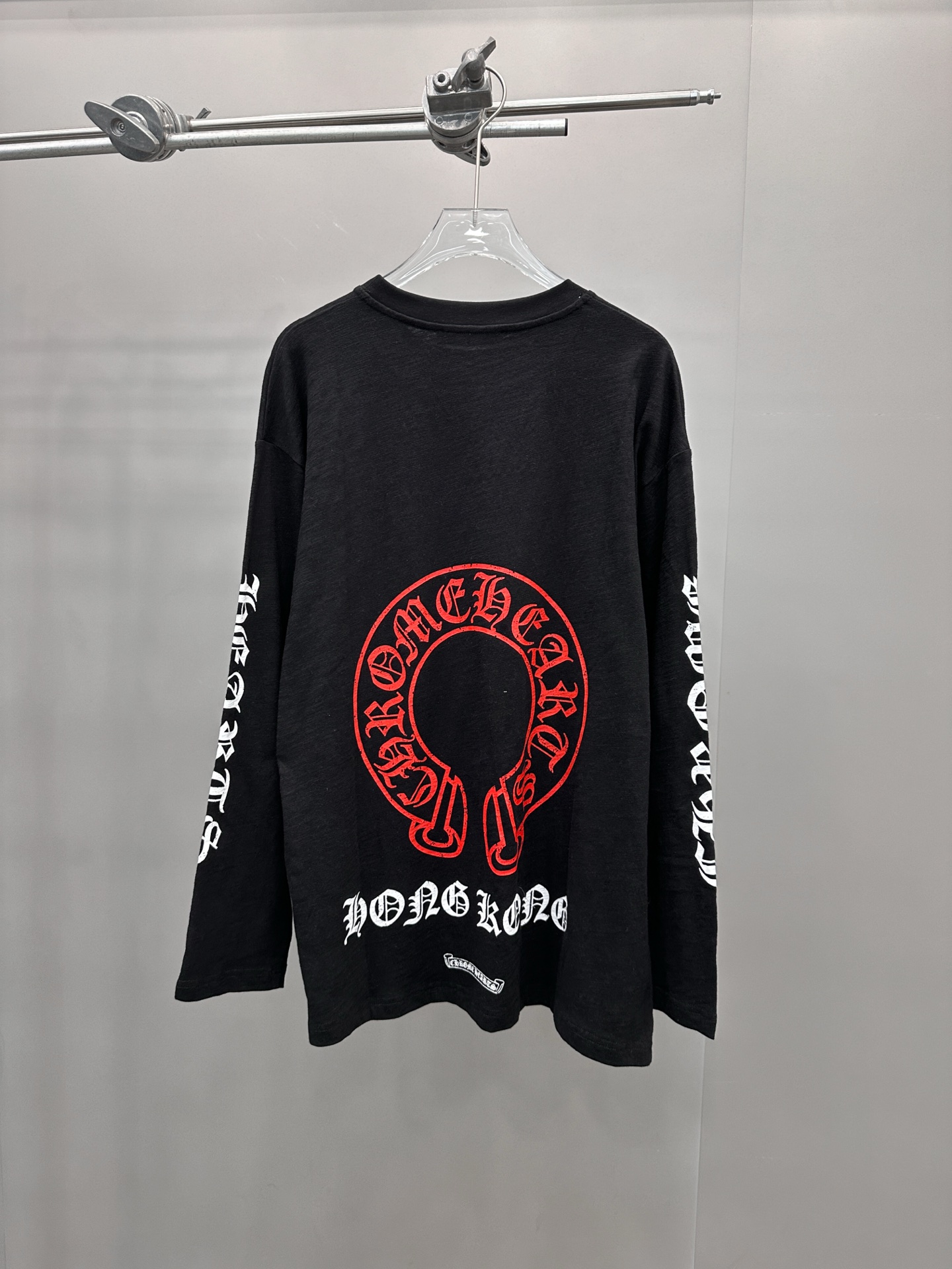 克罗心 ｜ 新款长袖t，成衣洗水前后四处印花工艺，男女同款，尺码sml