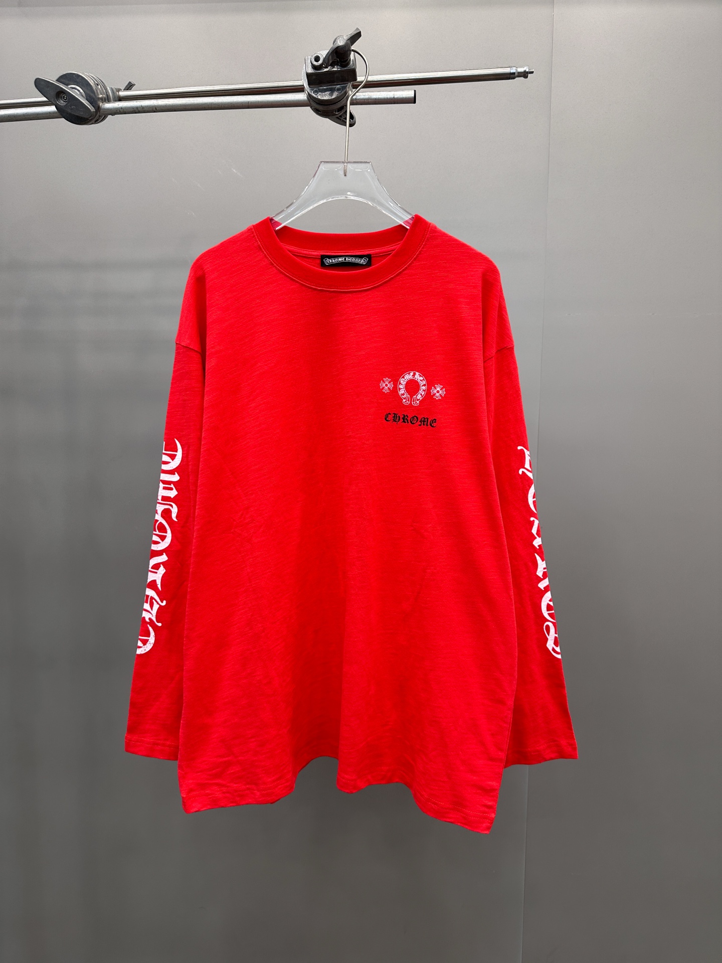 克罗心 ｜ 新款长袖t，成衣洗水前后四处印花工艺，男女同款，尺码sml