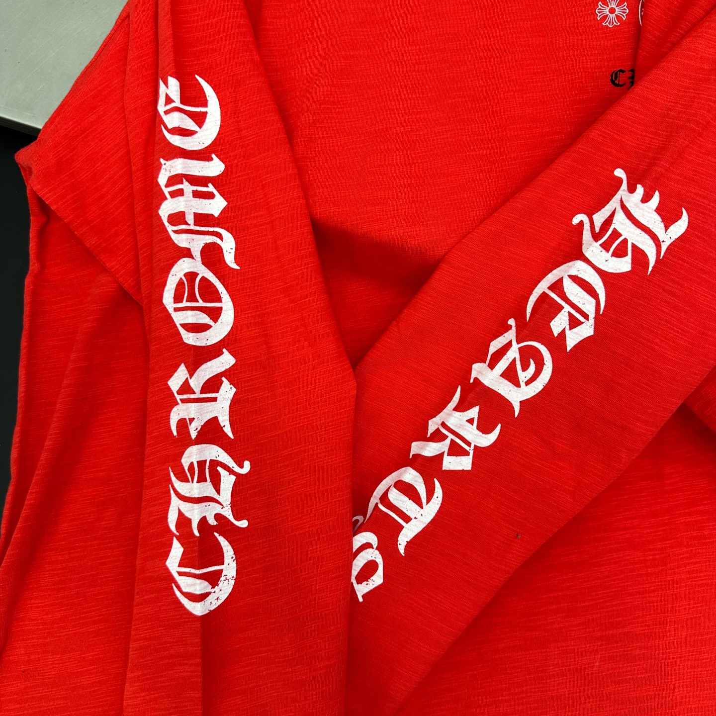 克罗心 ｜ 新款长袖t，成衣洗水前后四处印花工艺，男女同款，尺码sml