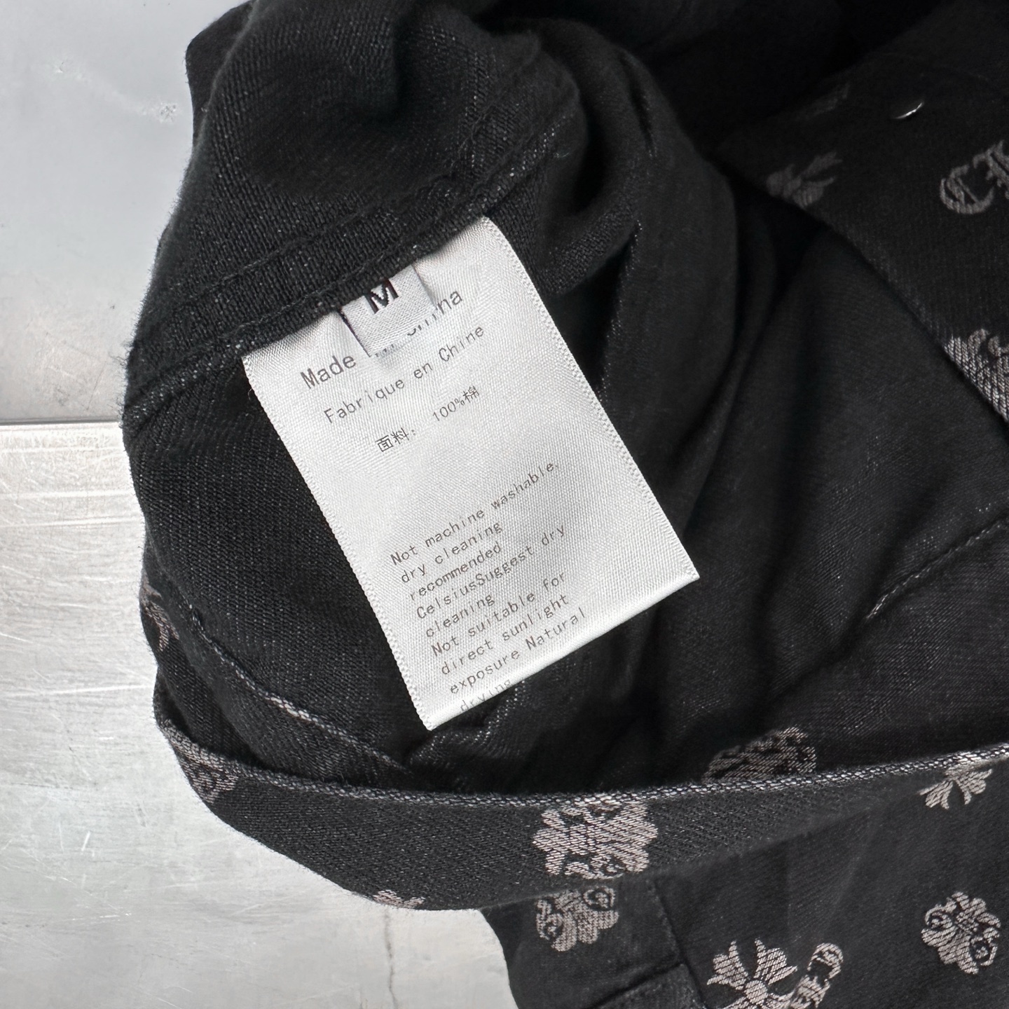 克罗心 ｜ 新款牛仔上衣，成衣洗水喷色工艺加坯布印花，男女同款，尺码sml