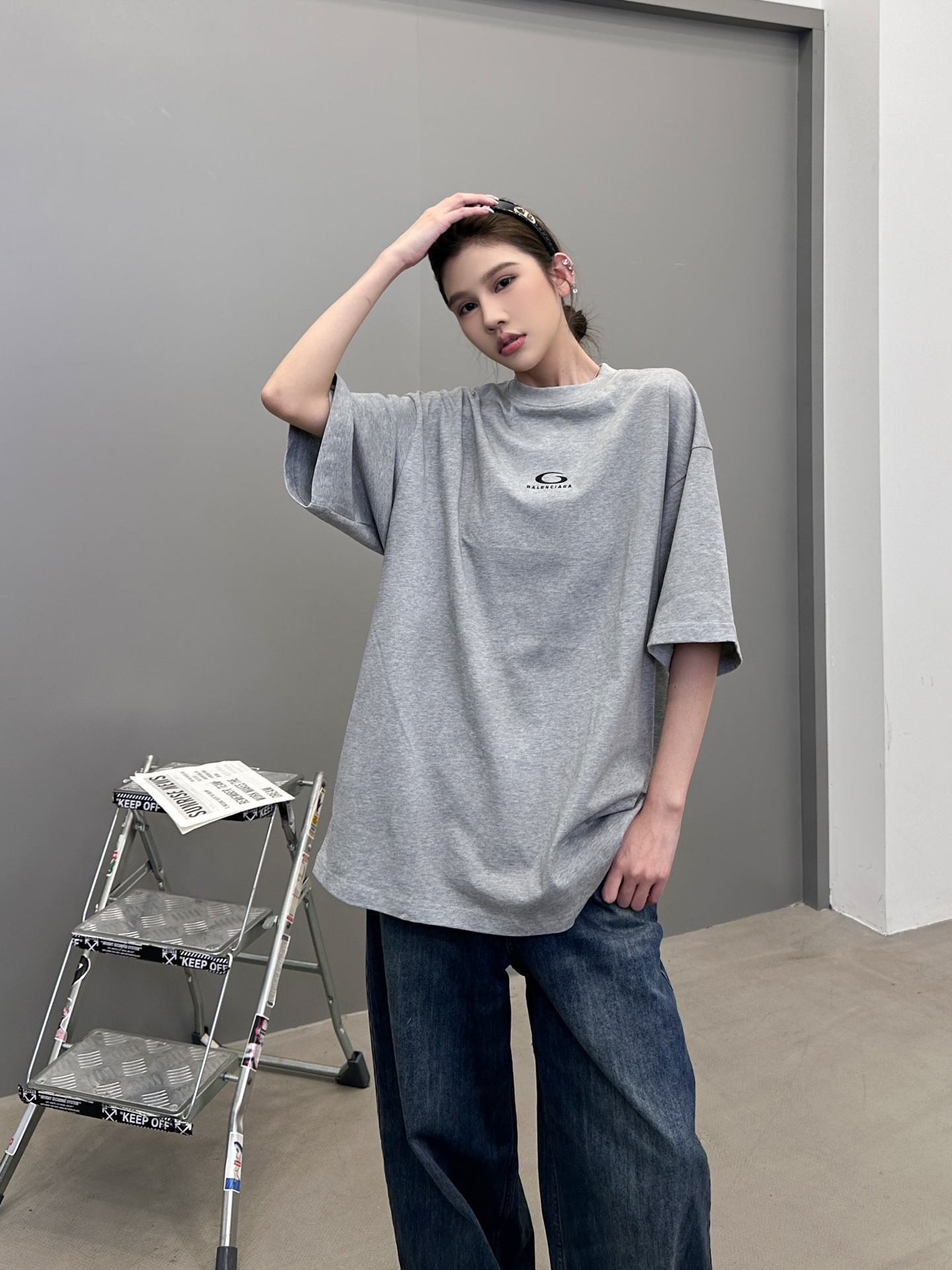 巴黎 ｜ 新款短袖t，成衣洗水炒色喷色工艺，男女同款，尺码sml