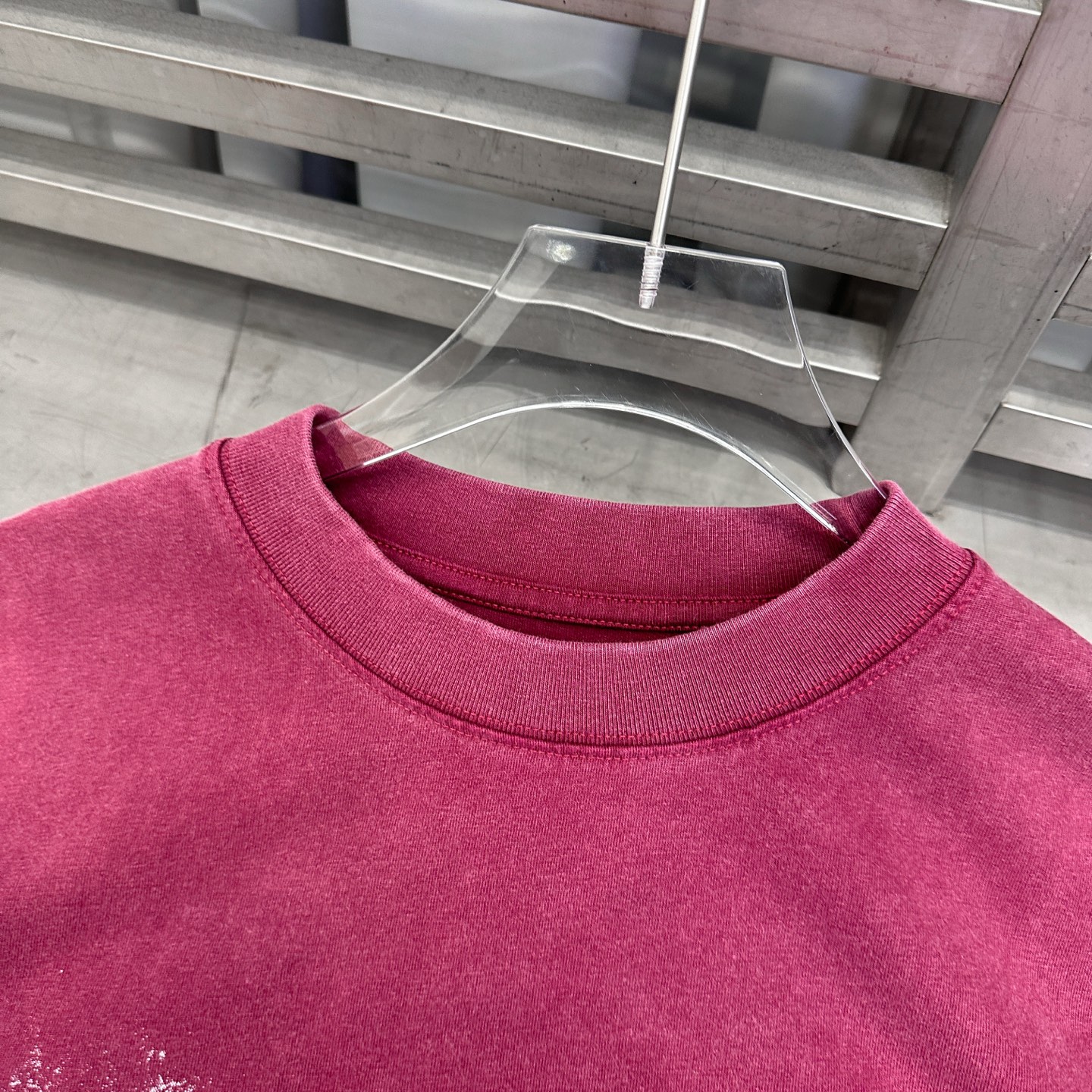 巴黎 ｜ 新款假两件长袖t，成衣洗水炒色加成衣前后印花工艺，假两件做工，男女同款，尺码sml