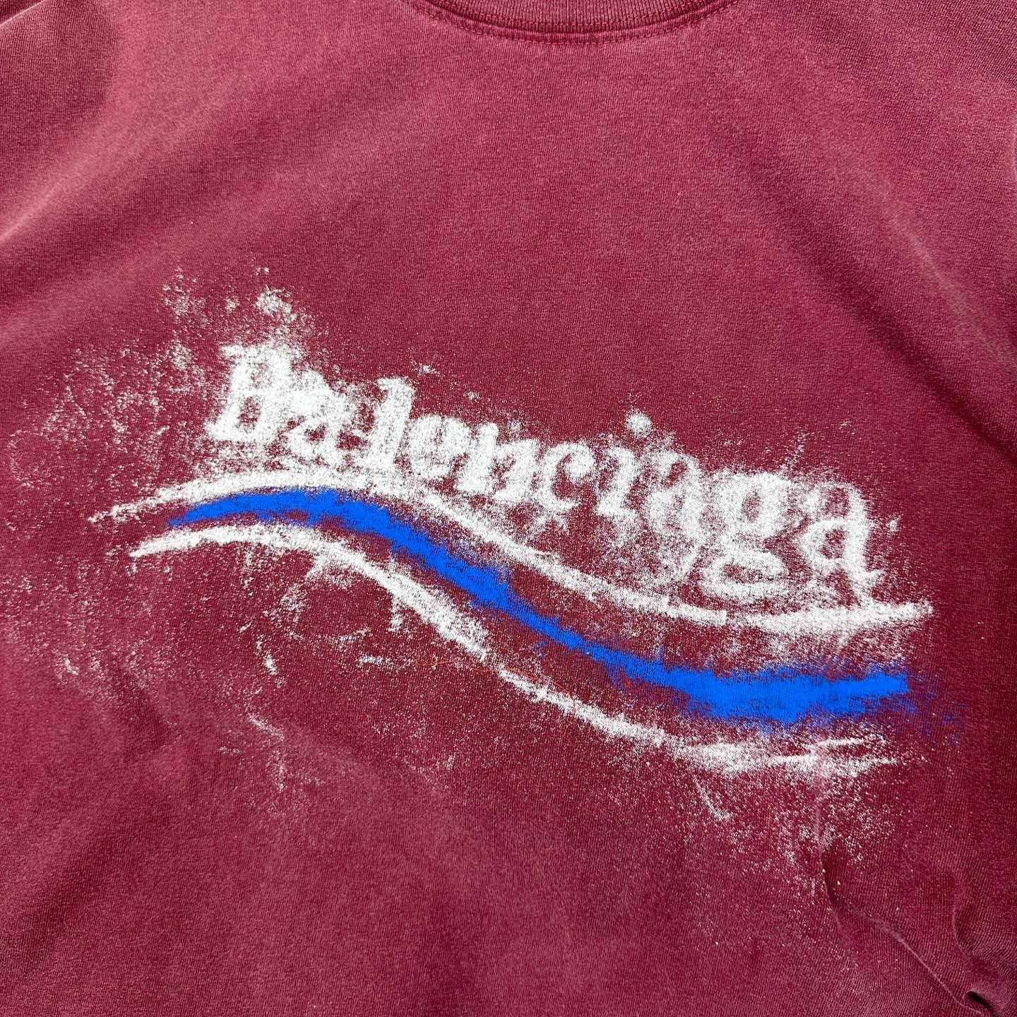 巴黎 ｜ 新款假两件长袖t，成衣洗水炒色加成衣前后印花工艺，假两件做工，男女同款，尺码sml