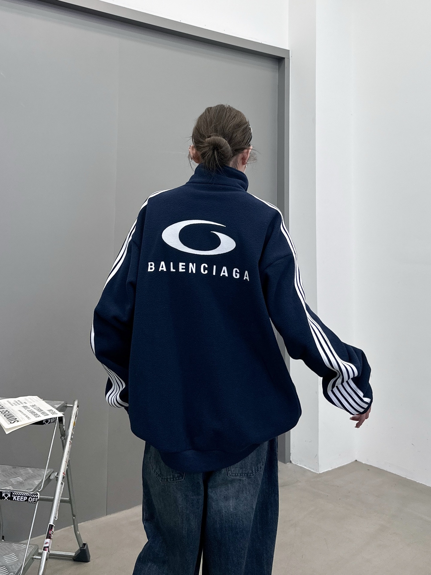 巴黎 ｜ 新款休闲上衣，经典刺绣标，手工车侧杠，摇粒绒保暖面料，男女同款，尺码sml