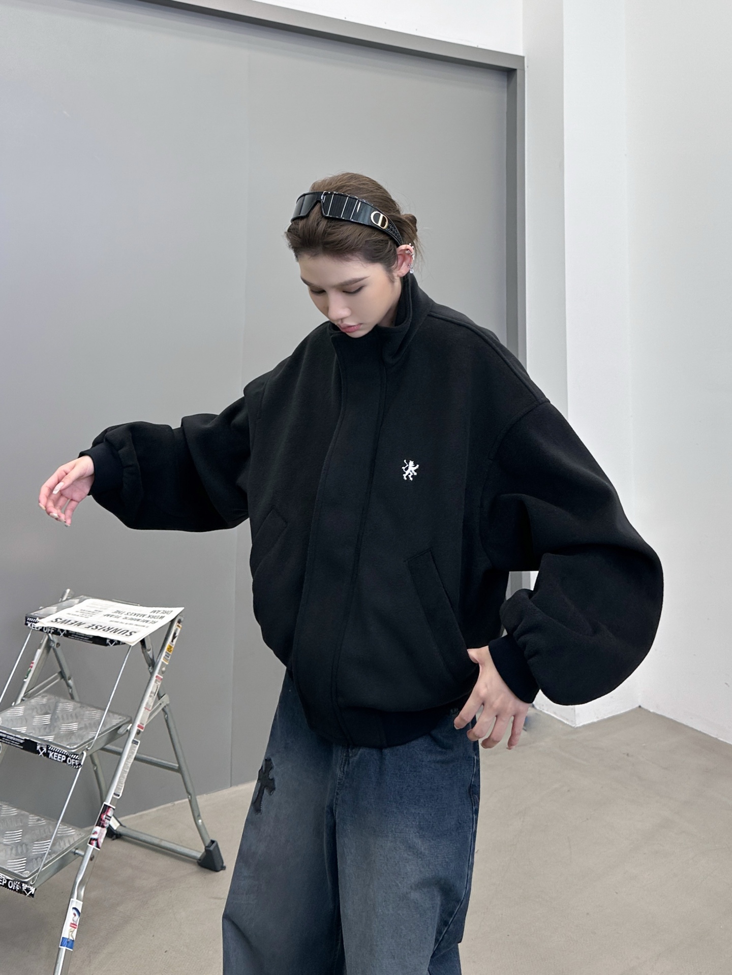 🆕巴黎 ｜ 新款休闲外套，经典刺绣标，进口环保混纺面料，休闲时尚，尺码sml