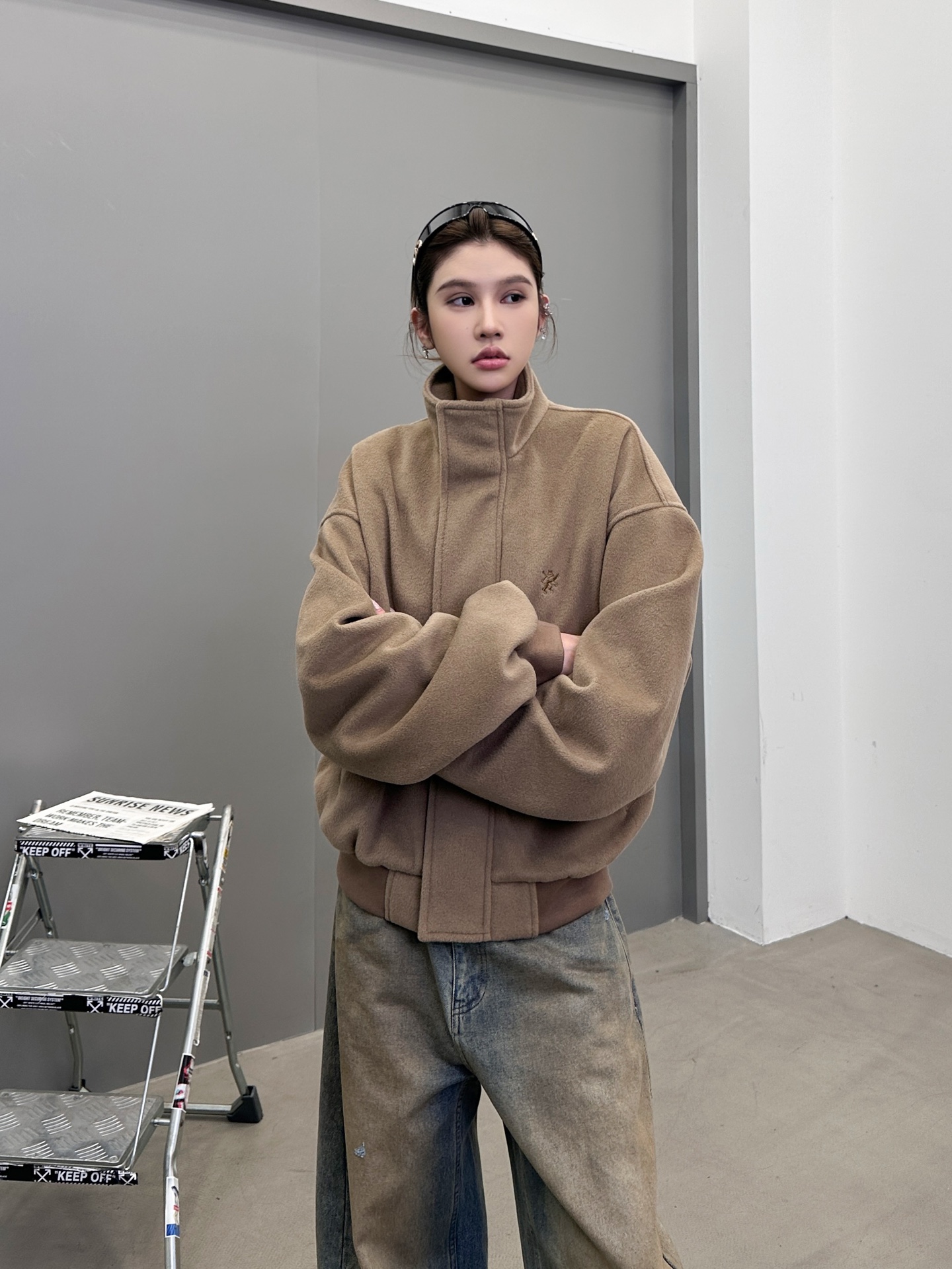 🆕巴黎 ｜ 新款休闲外套，经典刺绣标，进口环保混纺面料，休闲时尚，尺码sml