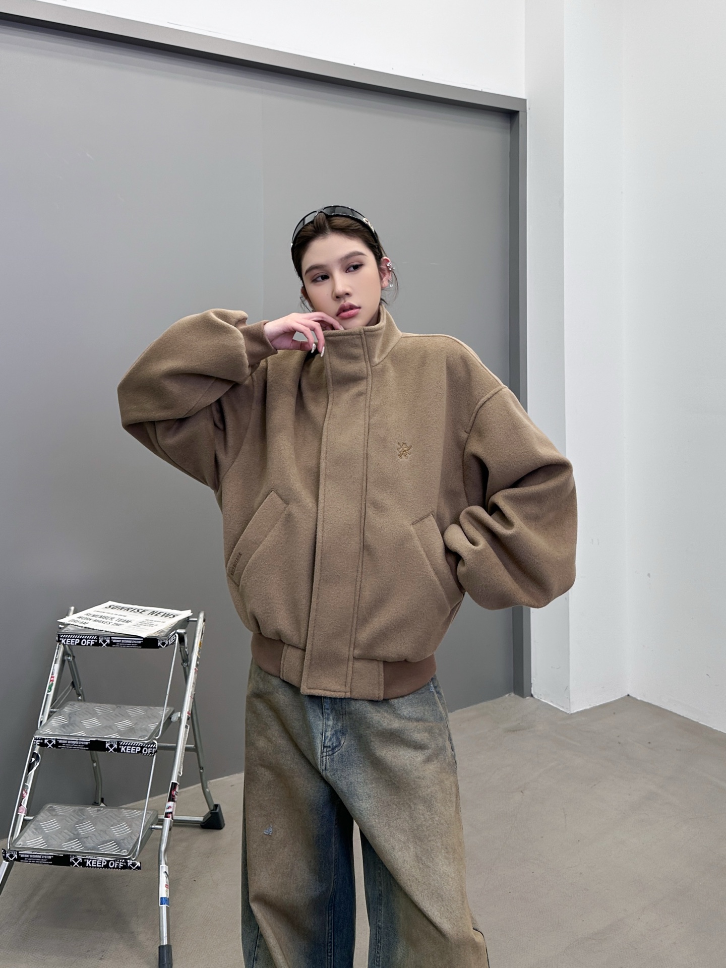 🆕巴黎 ｜ 新款休闲外套，经典刺绣标，进口环保混纺面料，休闲时尚，尺码sml