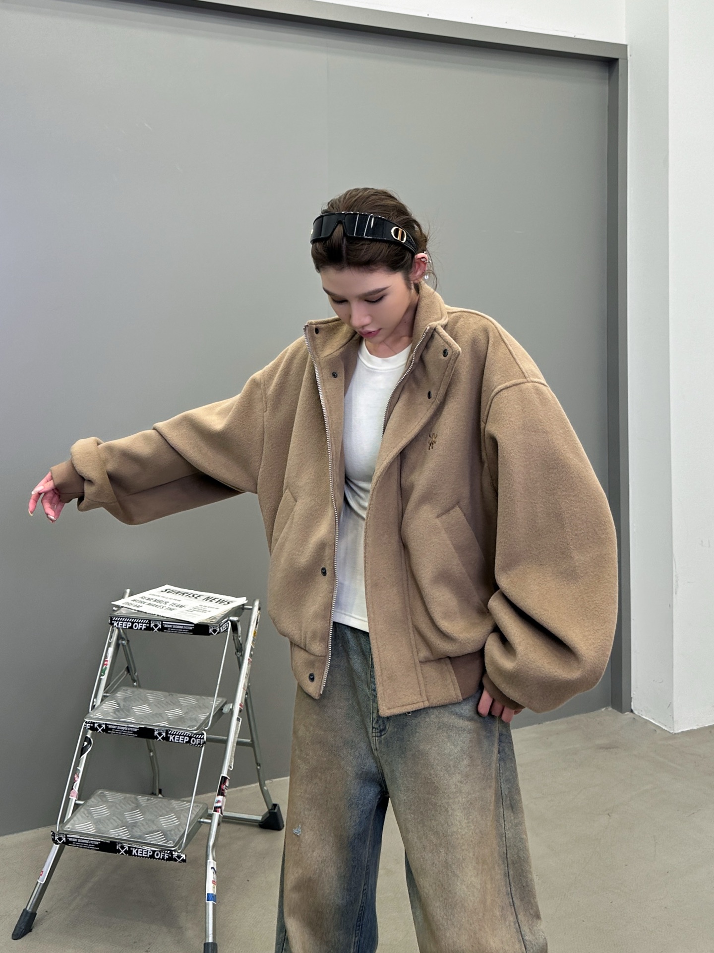 🆕巴黎 ｜ 新款休闲外套，经典刺绣标，进口环保混纺面料，休闲时尚，尺码sml