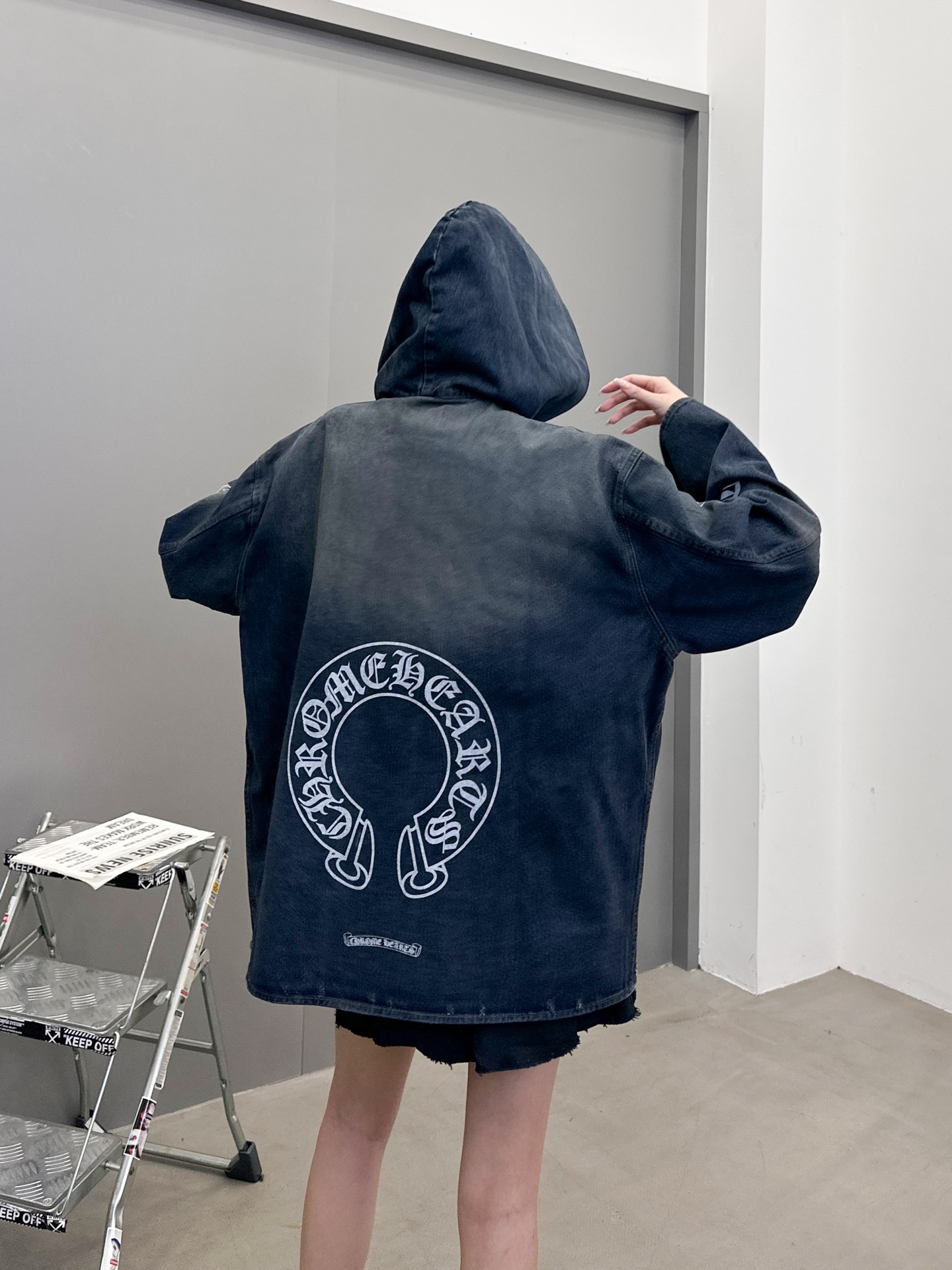 🆕克罗心 ｜ 新款牛仔外套，成衣洗水吊磨泥浆工艺加4处印花，男女同款，尺码sml