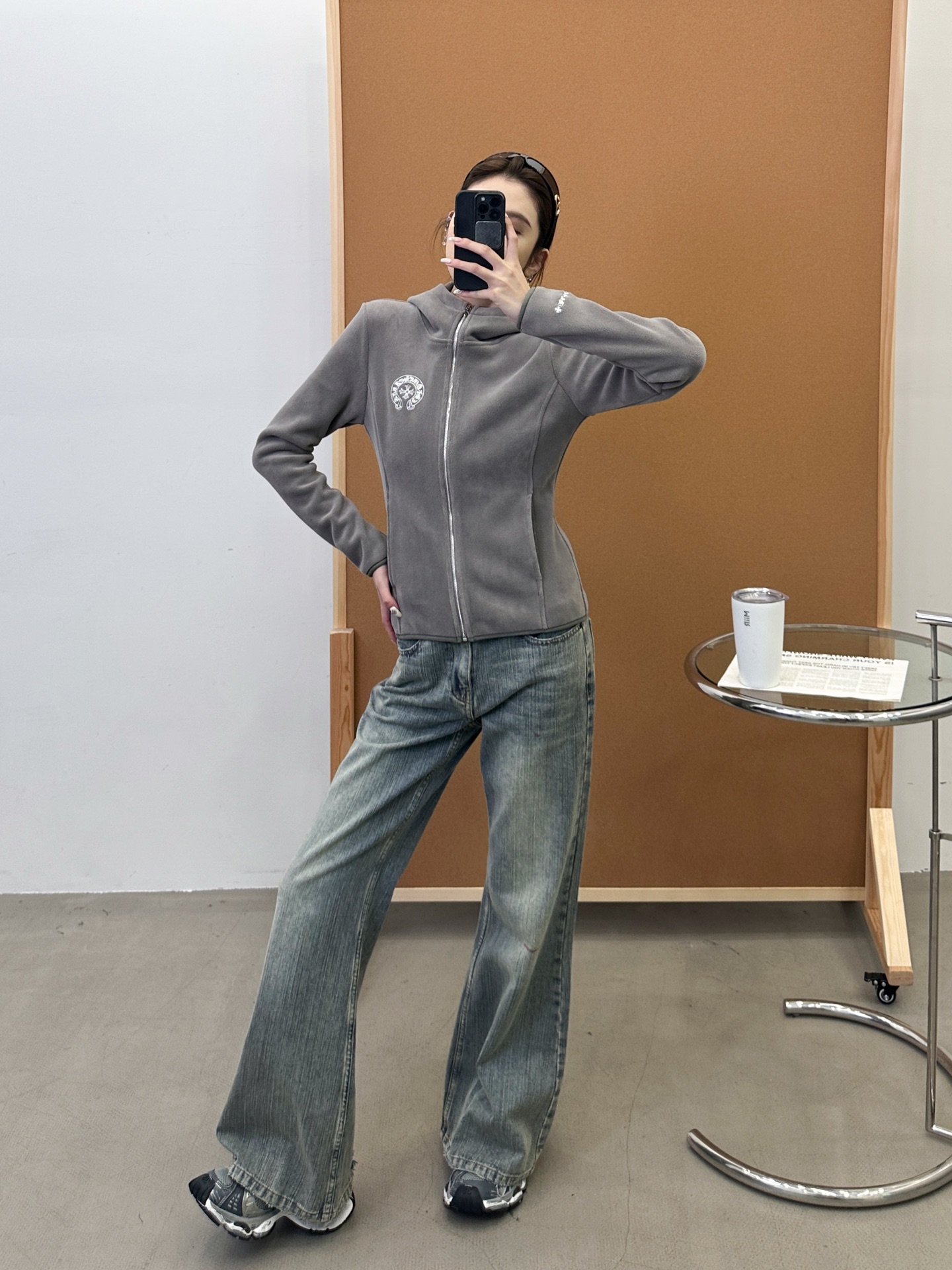 🆕克罗心 ｜ 新款摇粒绒开衫，多处经典刺绣标工艺，休闲时尚，可内搭保暖也可外穿搭配，尺码sml