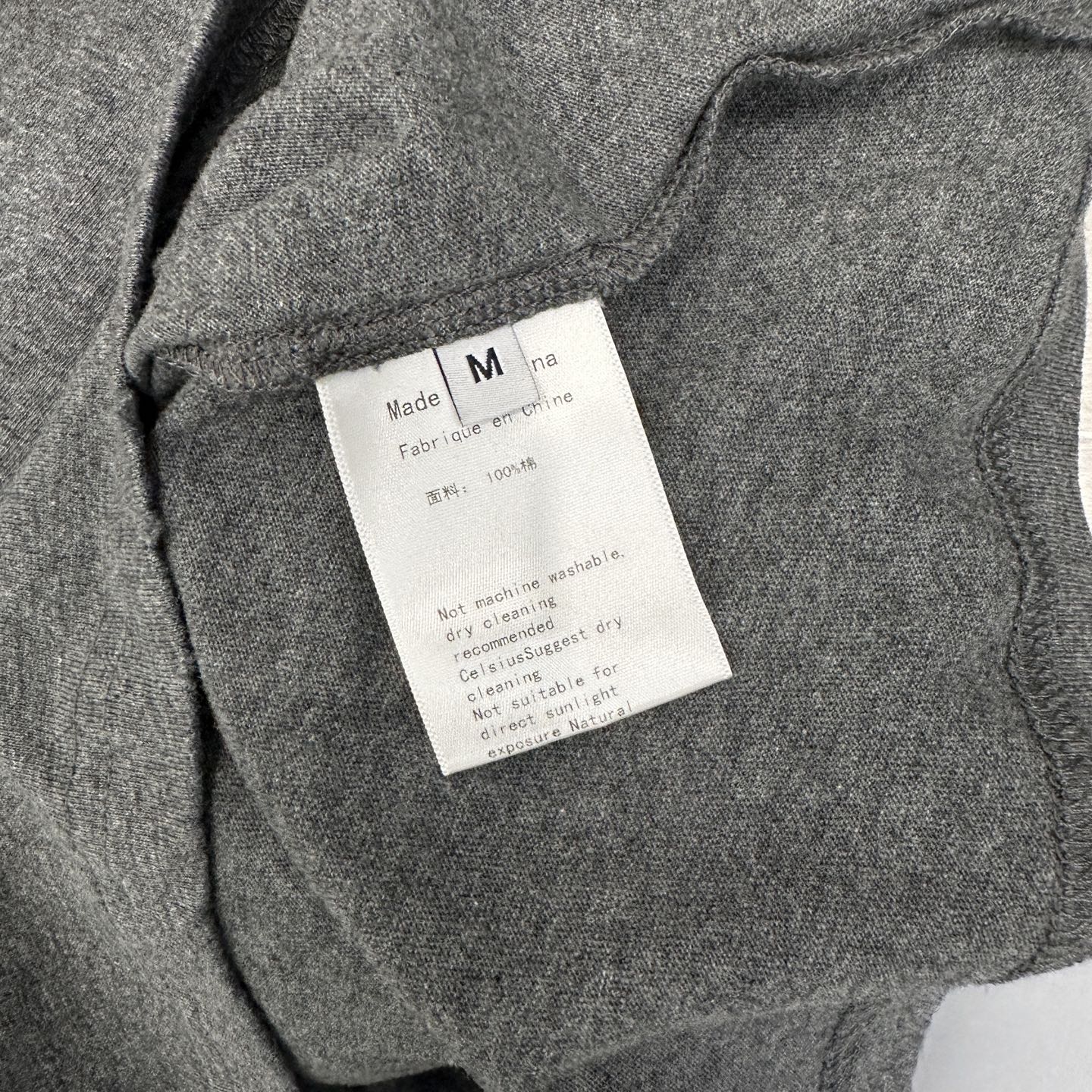 🆕克罗心 ｜ 新款长袖t，成衣洗水炒色喷色吊磨工艺加手工刺绣十字标，男女同款，尺码sml