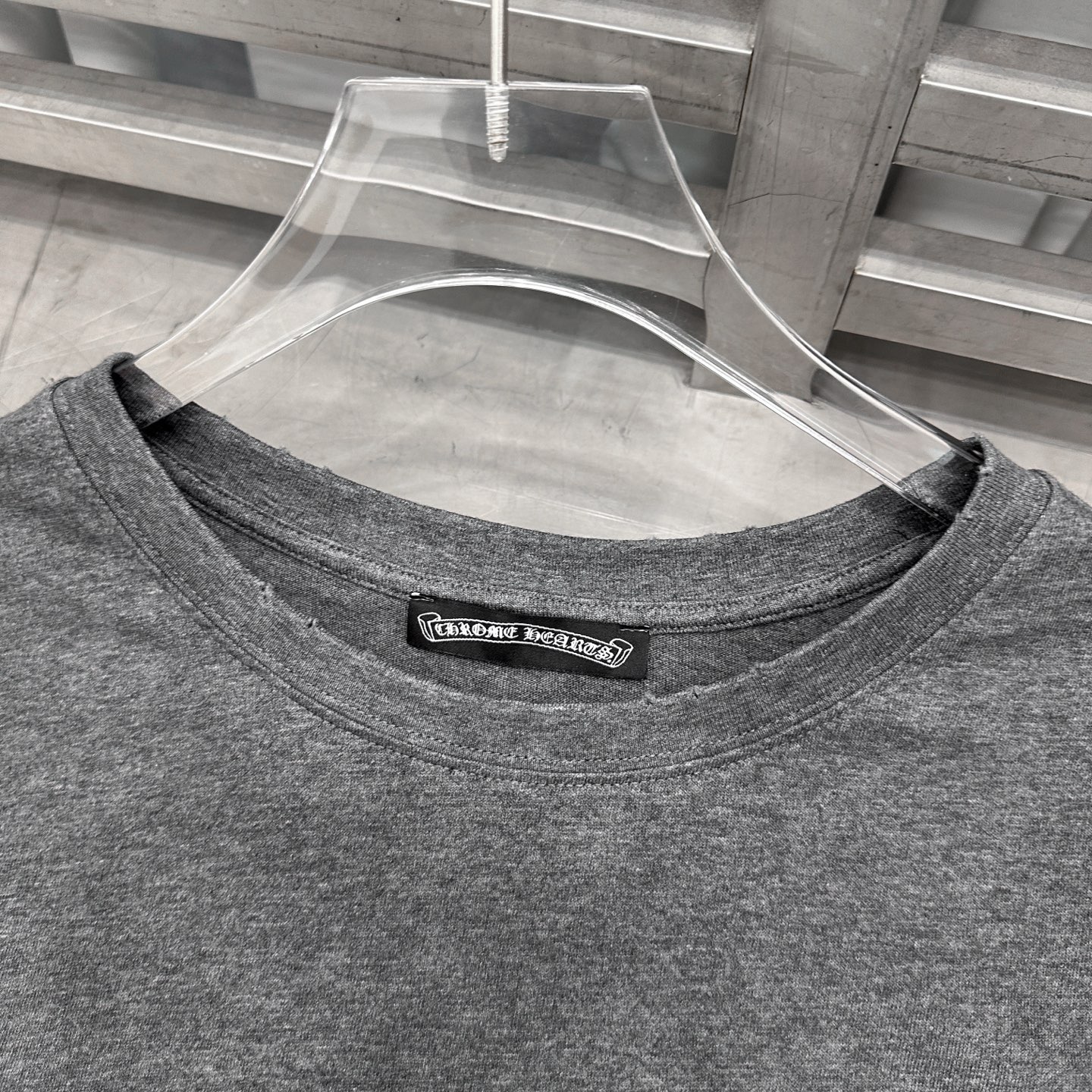 🆕克罗心 ｜ 新款长袖t，成衣洗水炒色喷色吊磨工艺加手工刺绣十字标，男女同款，尺码sml