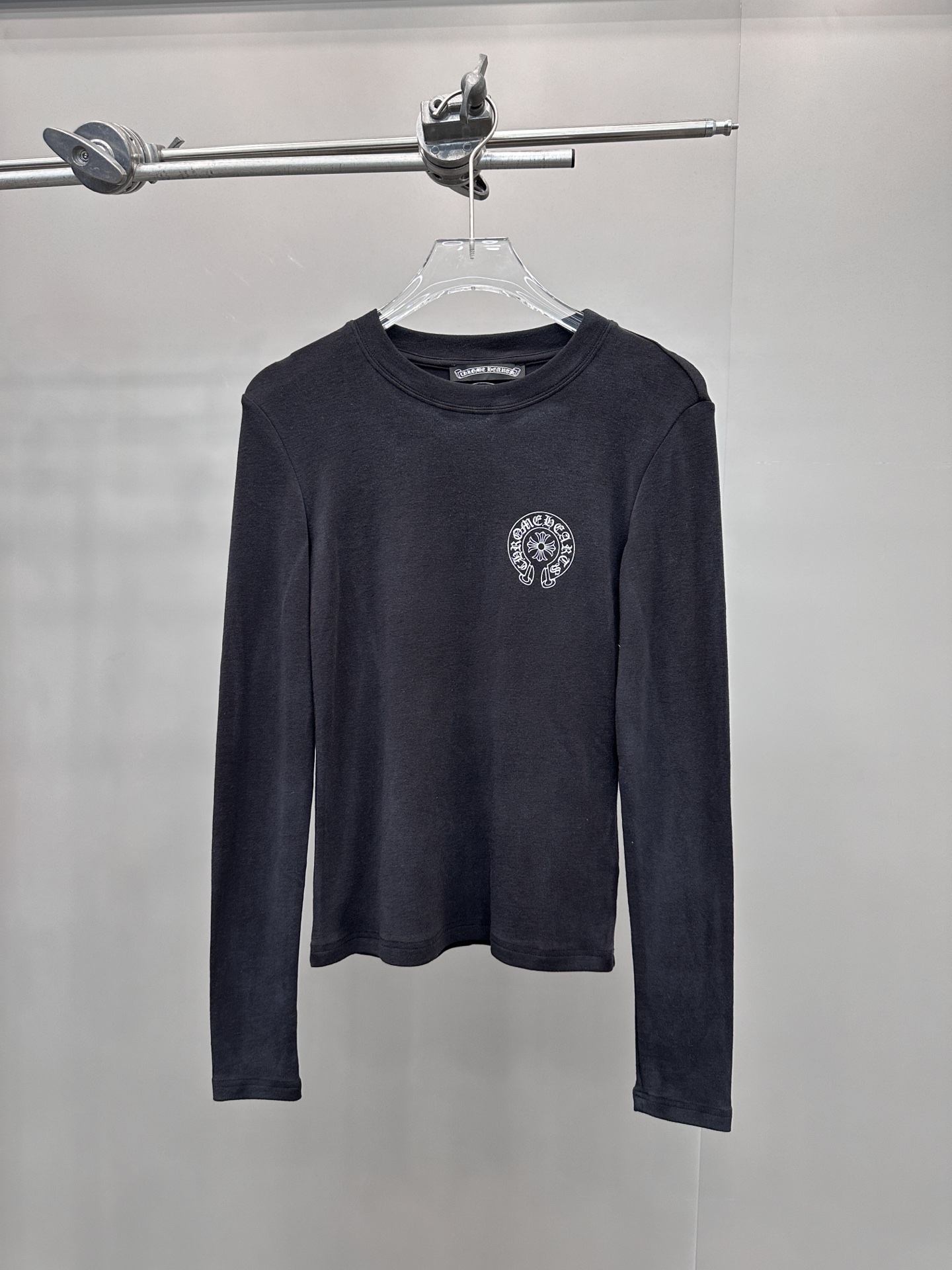 🆕克罗心 ｜ 新款长袖打底，成衣洗水炒色加多处印花工艺，进口羊毛莫代尔面料，尺码sml