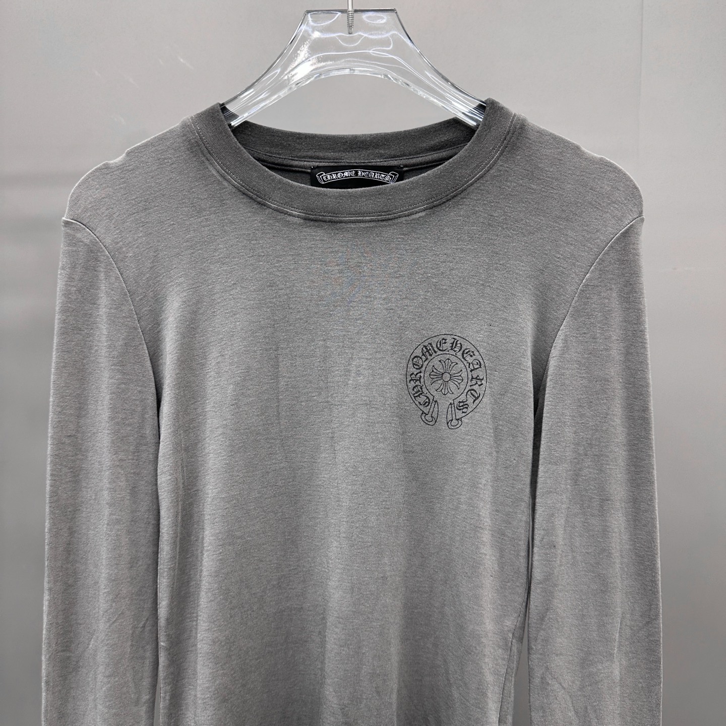 🆕克罗心 ｜ 新款长袖打底，成衣洗水炒色加多处印花工艺，进口羊毛莫代尔面料，尺码sml