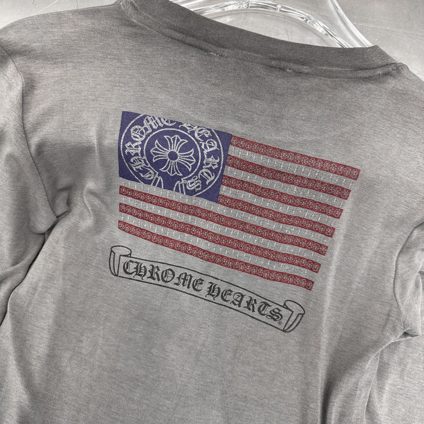 🆕克罗心 ｜ 新款长袖打底，成衣洗水炒色加多处印花工艺，进口羊毛莫代尔面料，尺码sml