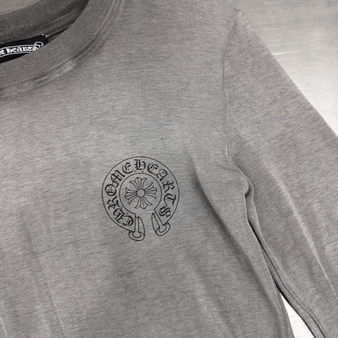 🆕克罗心 ｜ 新款长袖打底，成衣洗水炒色加多处印花工艺，进口羊毛莫代尔面料，尺码sml