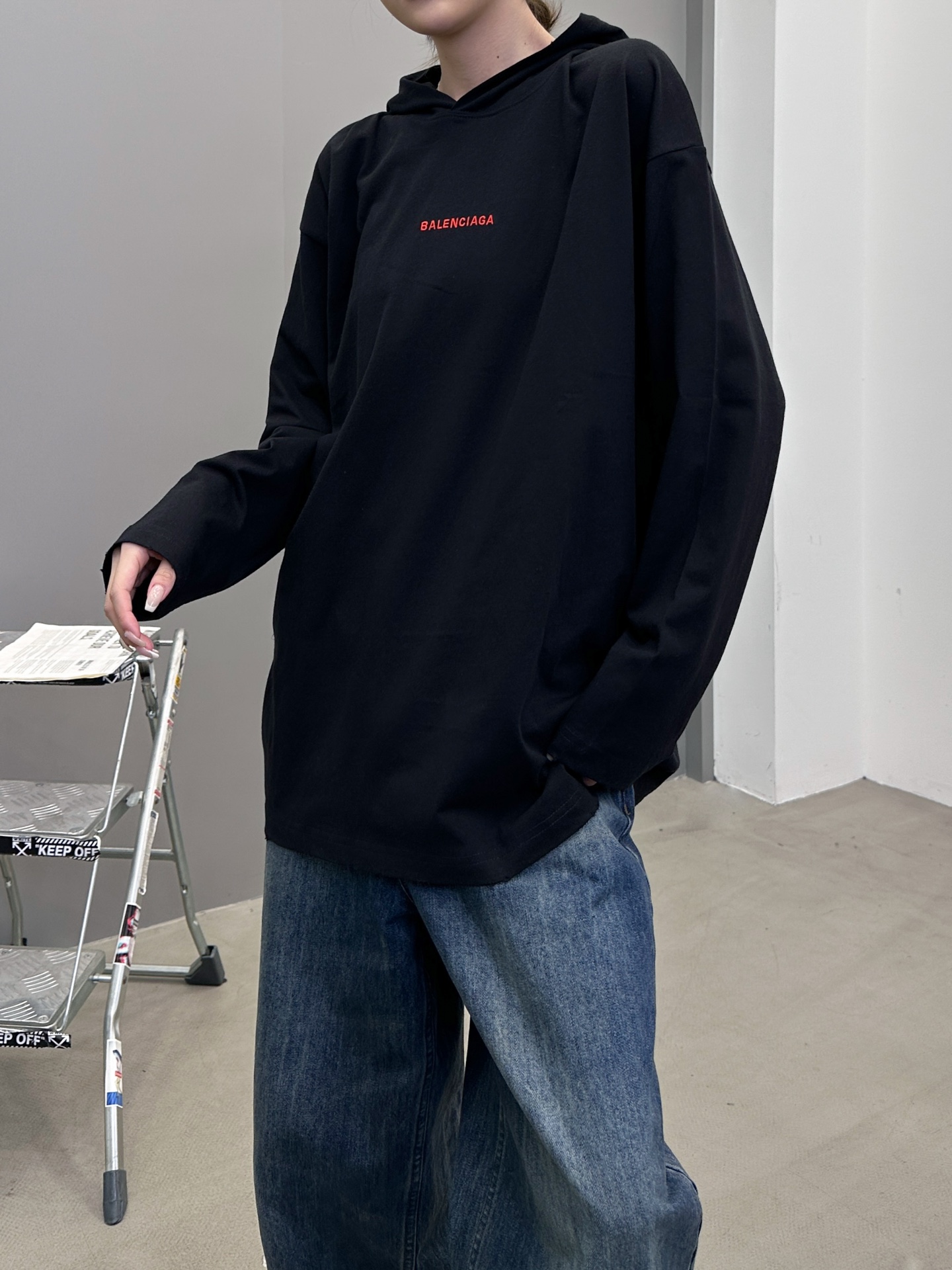 🆕巴黎 ｜ 新款长袖t，成衣洗水炒色吊磨工艺加前后刺绣标，男女同款，尺码sml