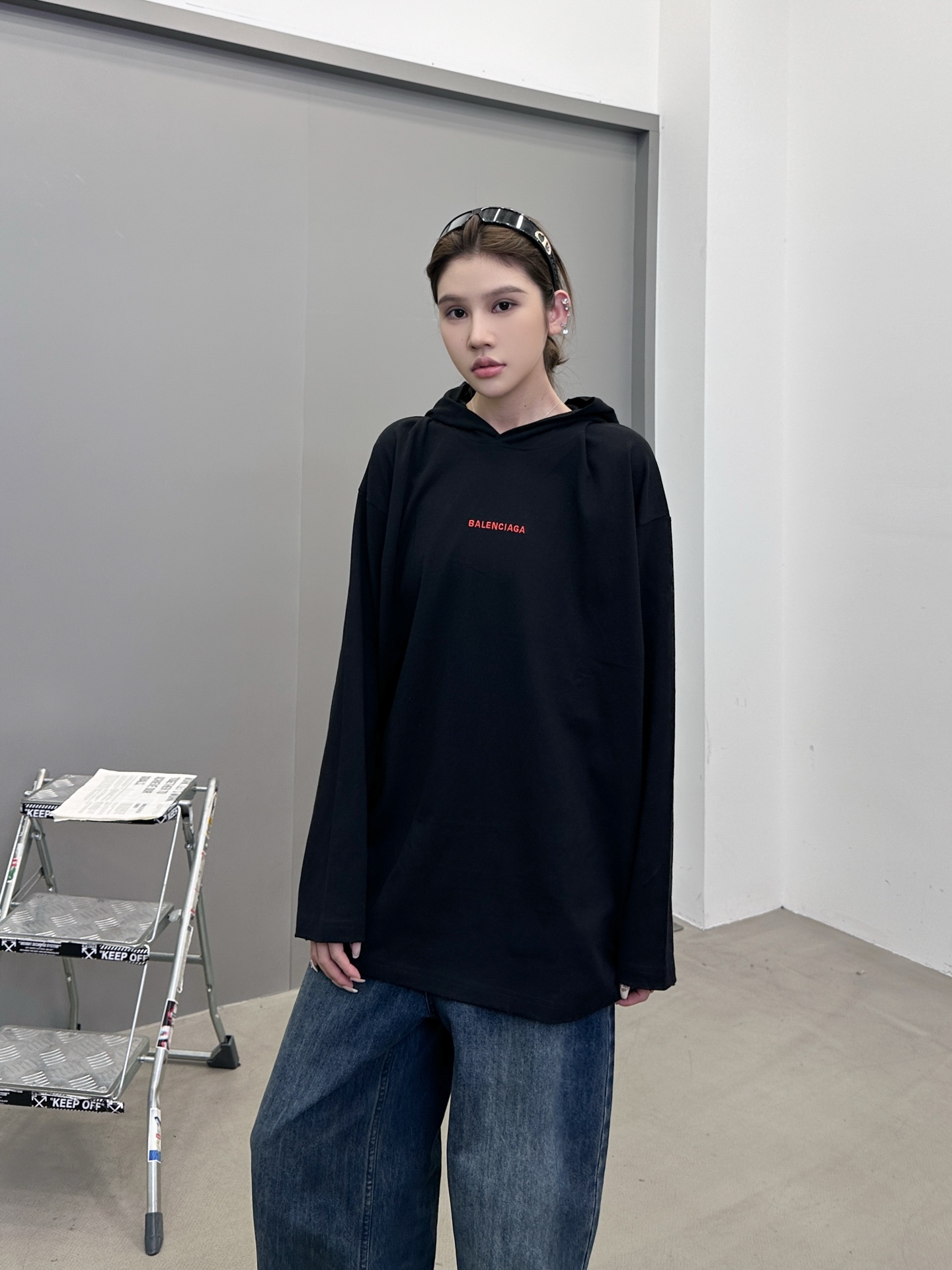 🆕巴黎 ｜ 新款长袖t，成衣洗水炒色吊磨工艺加前后刺绣标，男女同款，尺码sml