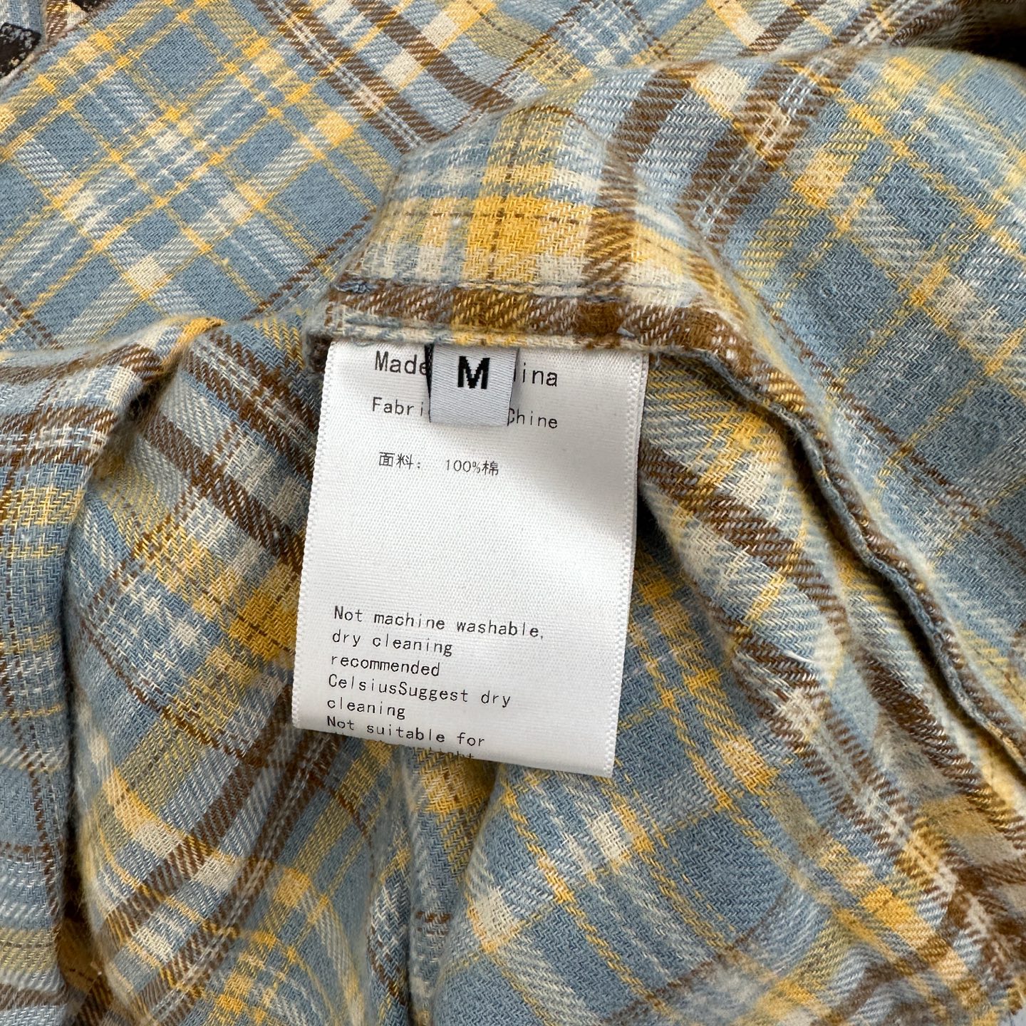 🆕Acne ｜ 新款休闲衬衣，成衣洗水加粉浆印花工艺，全棉高密格子面料，男女同款，尺码sml