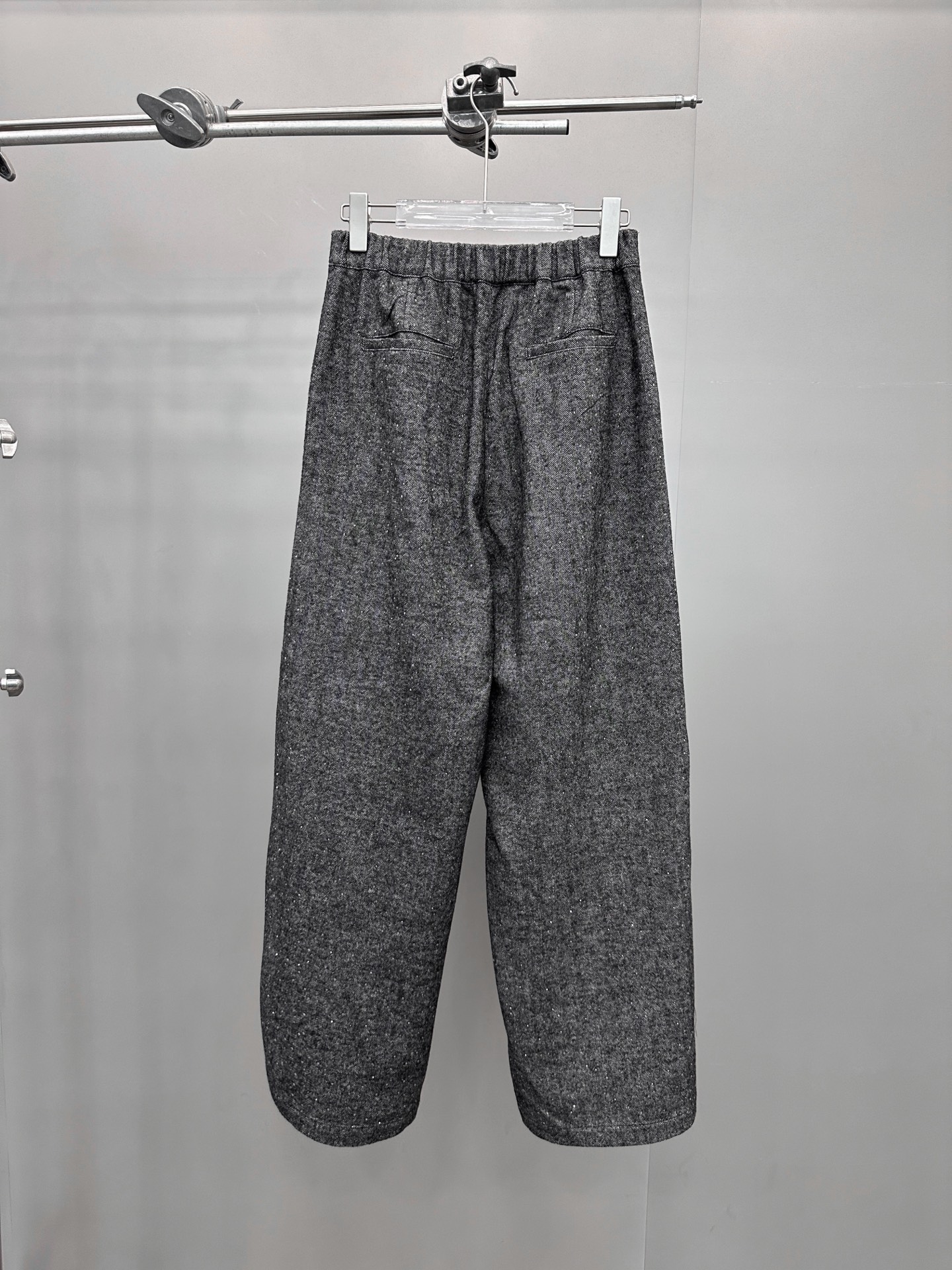 🆕大王 ｜ 新款休闲裤，成衣全身烫钻工艺，进口羊毛混纺面料，休闲时尚，尺码sml