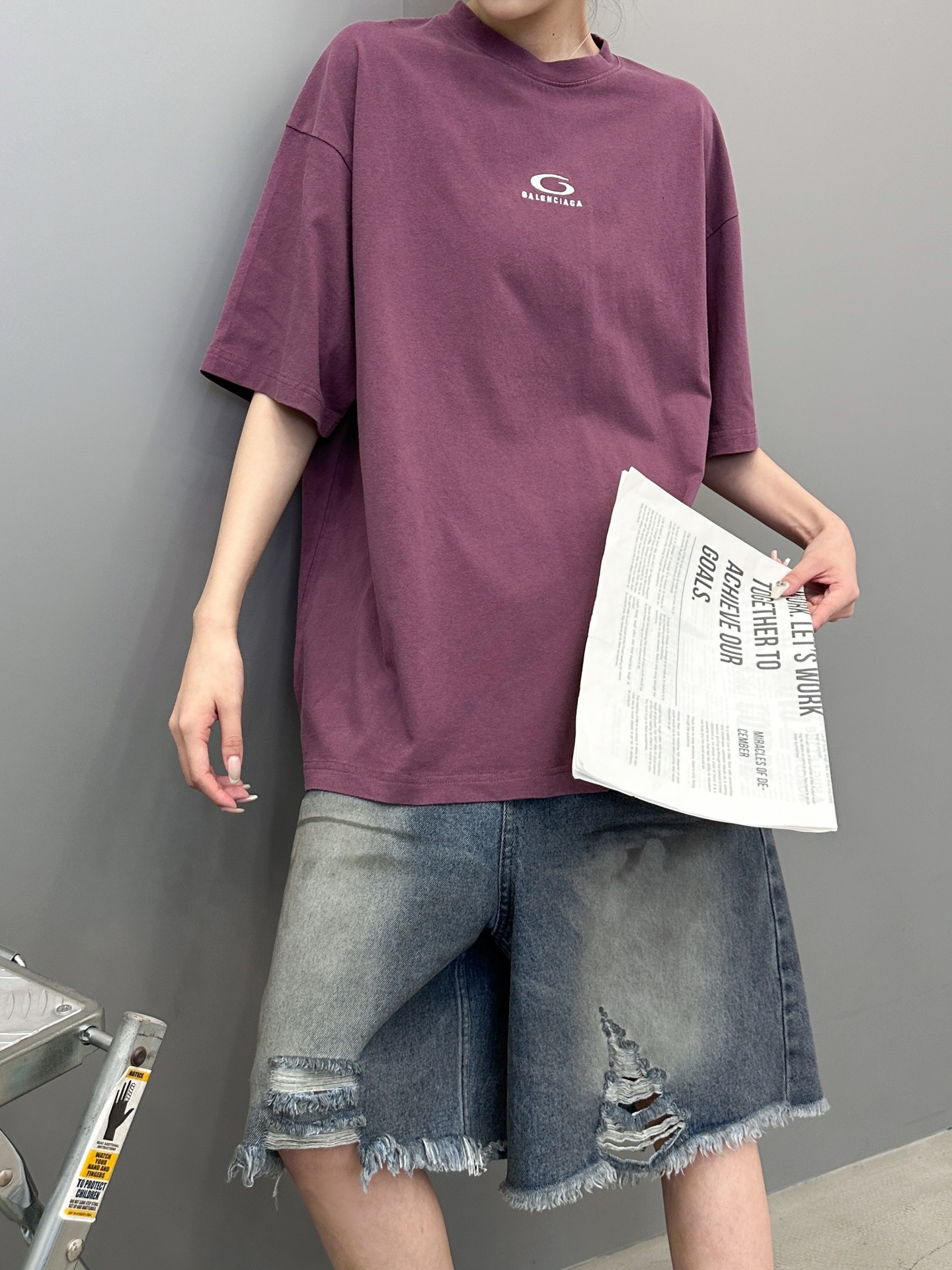 巴黎 ｜ 新款短袖t，成衣洗水炒色喷色工艺，男女同款，尺码sml