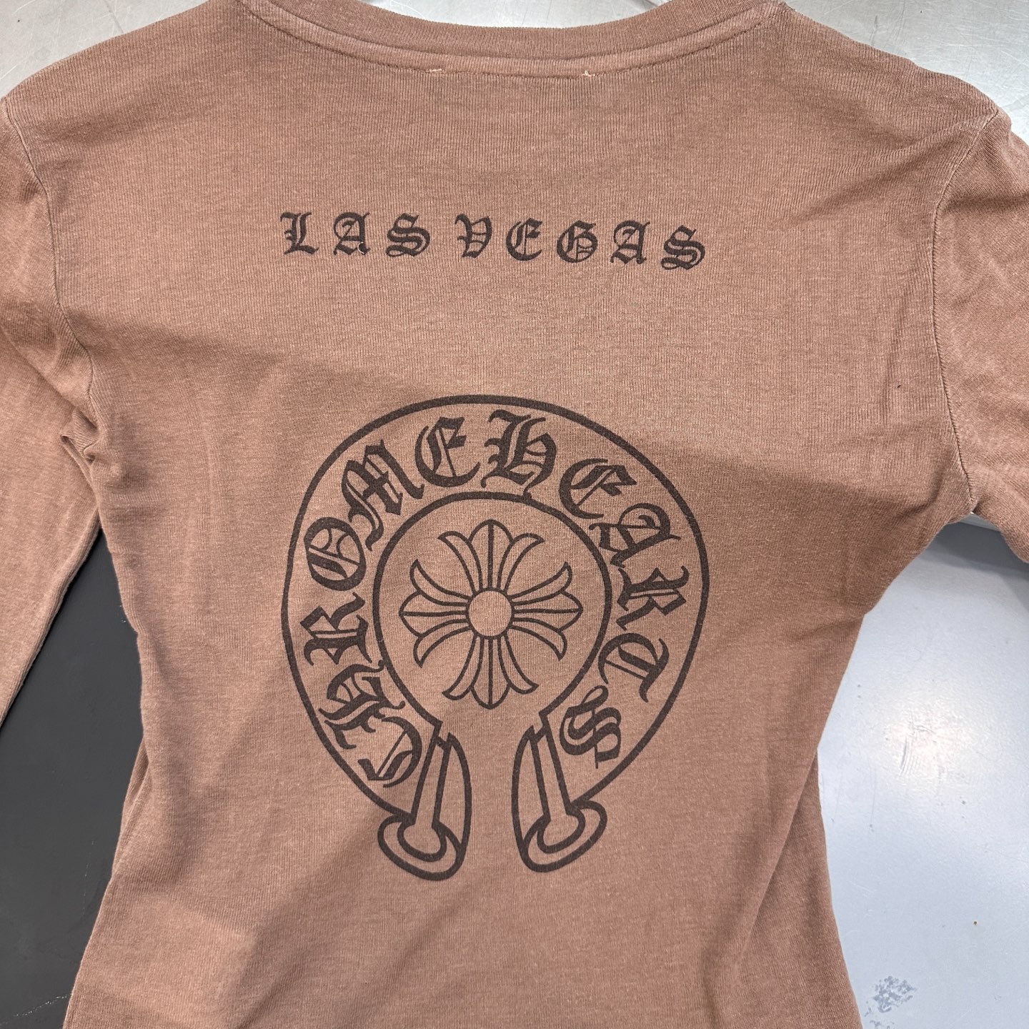 🆕克罗心 ｜ 新款长袖打底，成衣洗水炒色喷色印花工艺，进口莱赛尔羊毛面料，尺码sml