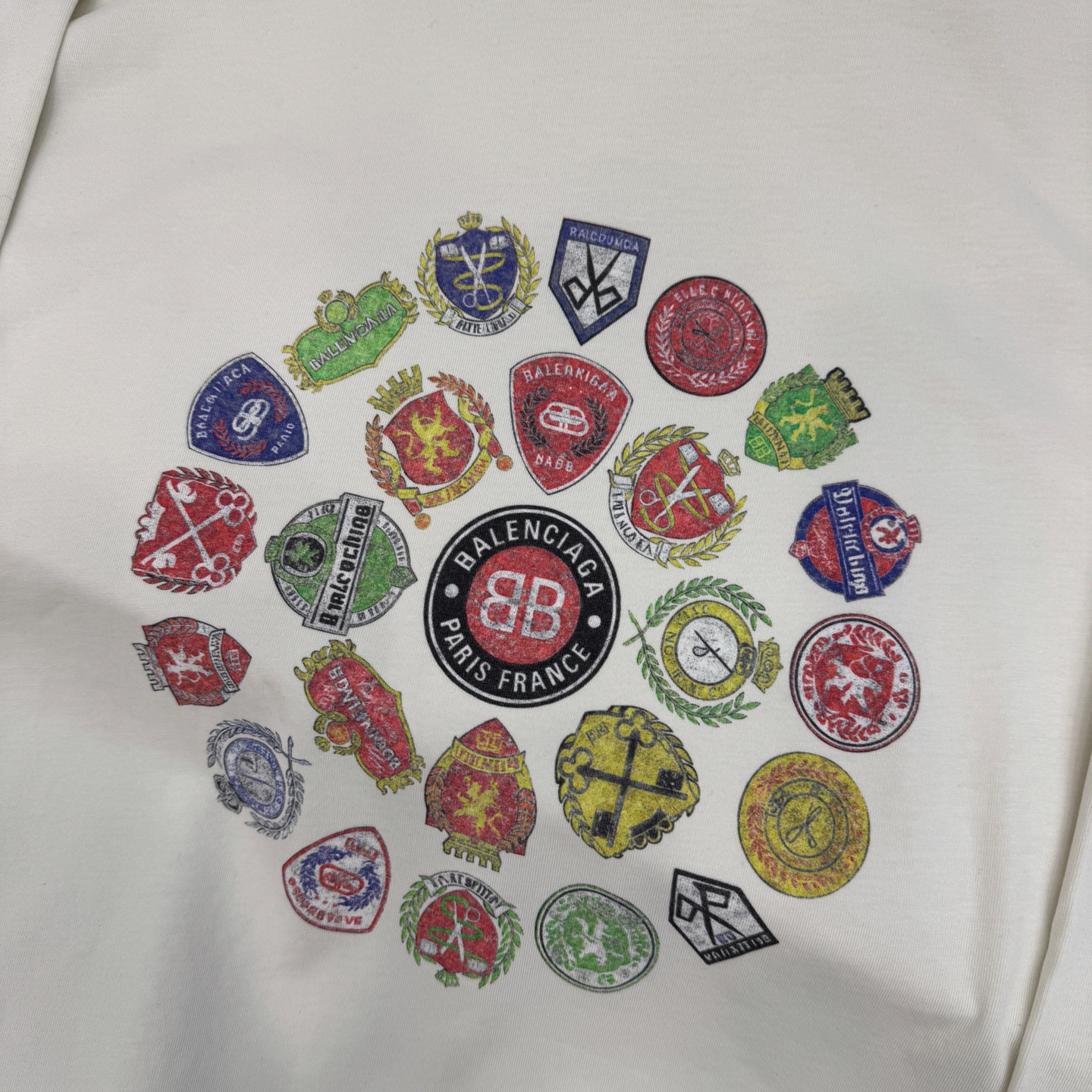 🆕巴黎 ｜ 新款长袖t，成衣洗水加多色数码直喷印花工艺，男女同款，尺码sml