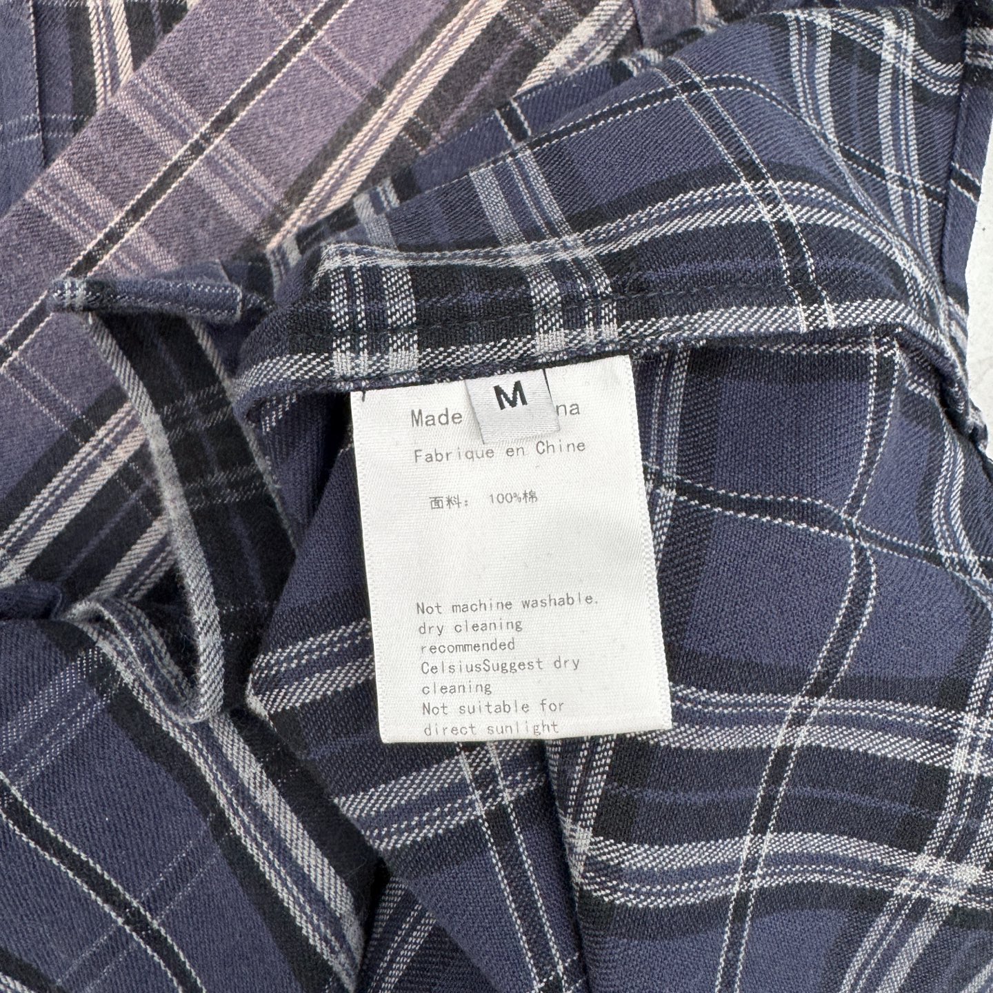 巴黎 ｜ 新款休闲格子衬衣，成衣洗水喷色加成衣植绒印花工艺，男女同款，尺码sml