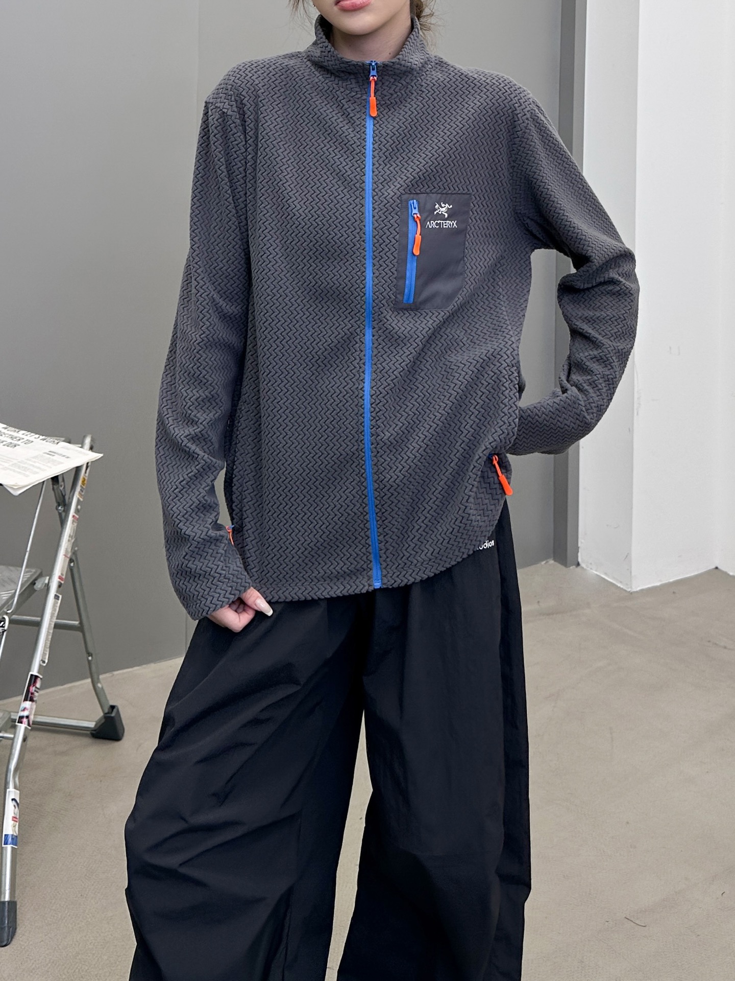 鸟 ｜ 新款保暖开衫，经典刺绣标，进口最新透气保暖摇粒绒面料，撞色拉链口袋款式，男女同款，尺码sml