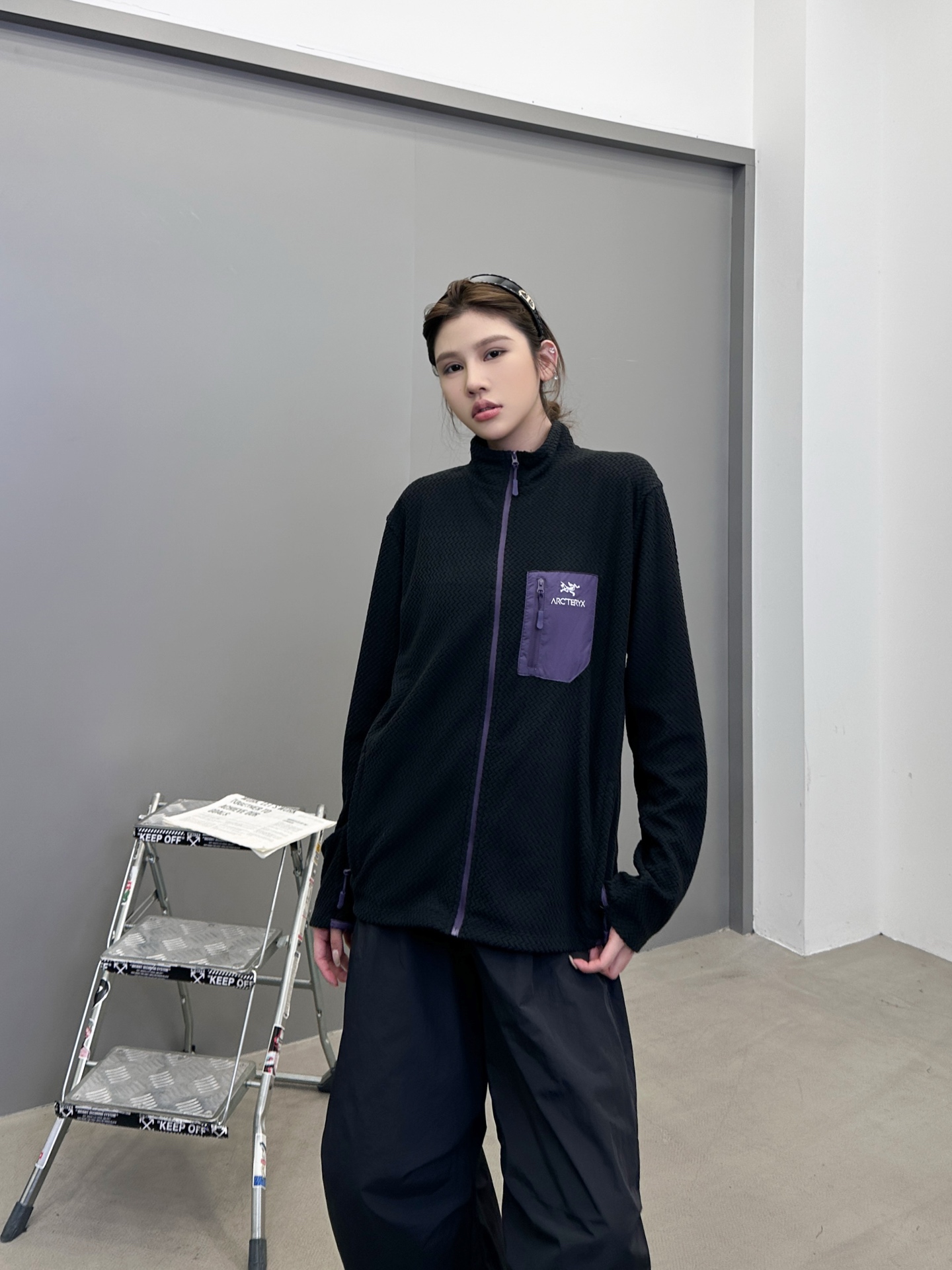 鸟 ｜ 新款保暖开衫，经典刺绣标，进口最新透气保暖摇粒绒面料，撞色拉链口袋款式，男女同款，尺码sml