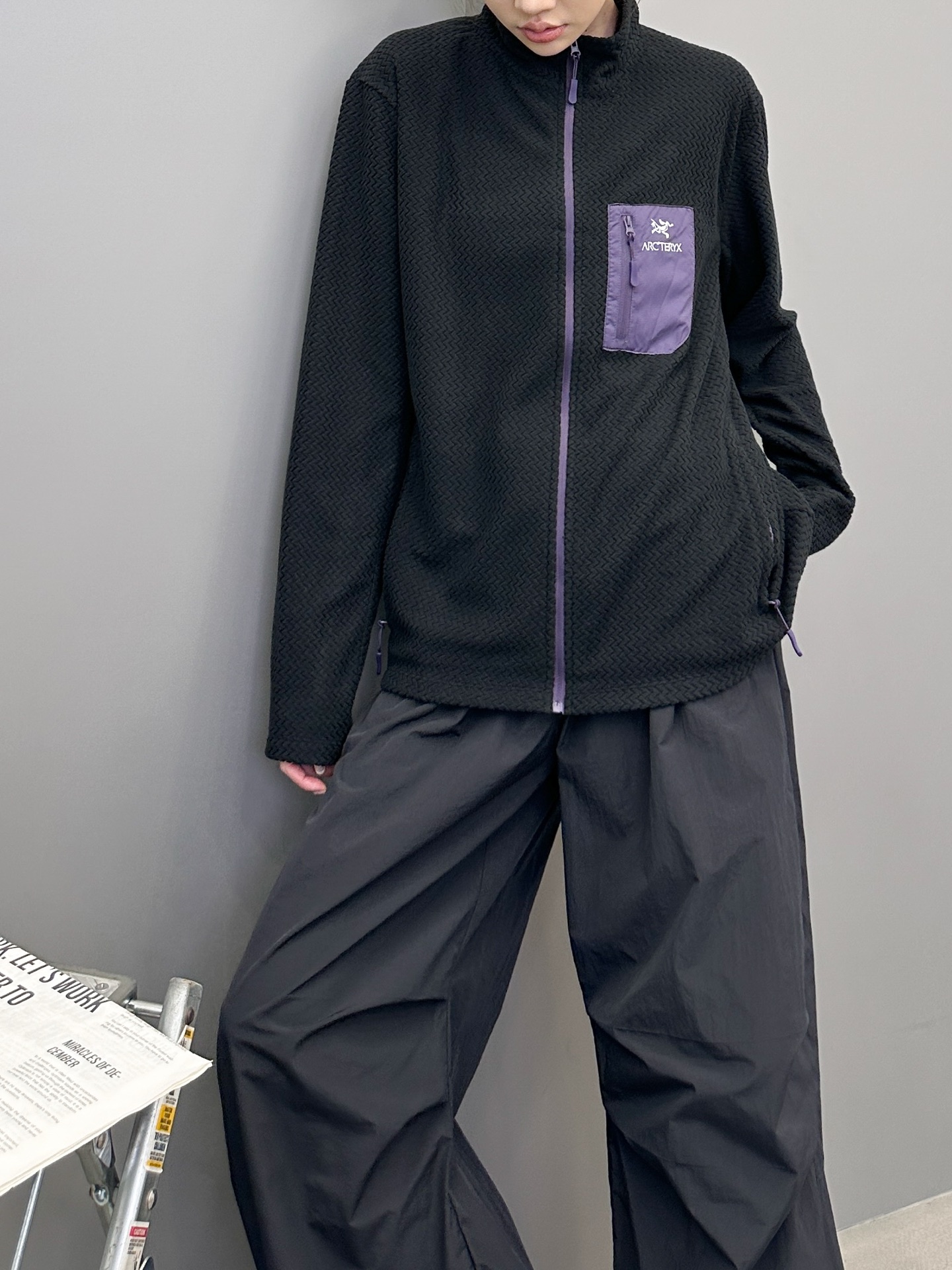 鸟 ｜ 新款保暖开衫，经典刺绣标，进口最新透气保暖摇粒绒面料，撞色拉链口袋款式，男女同款，尺码sml