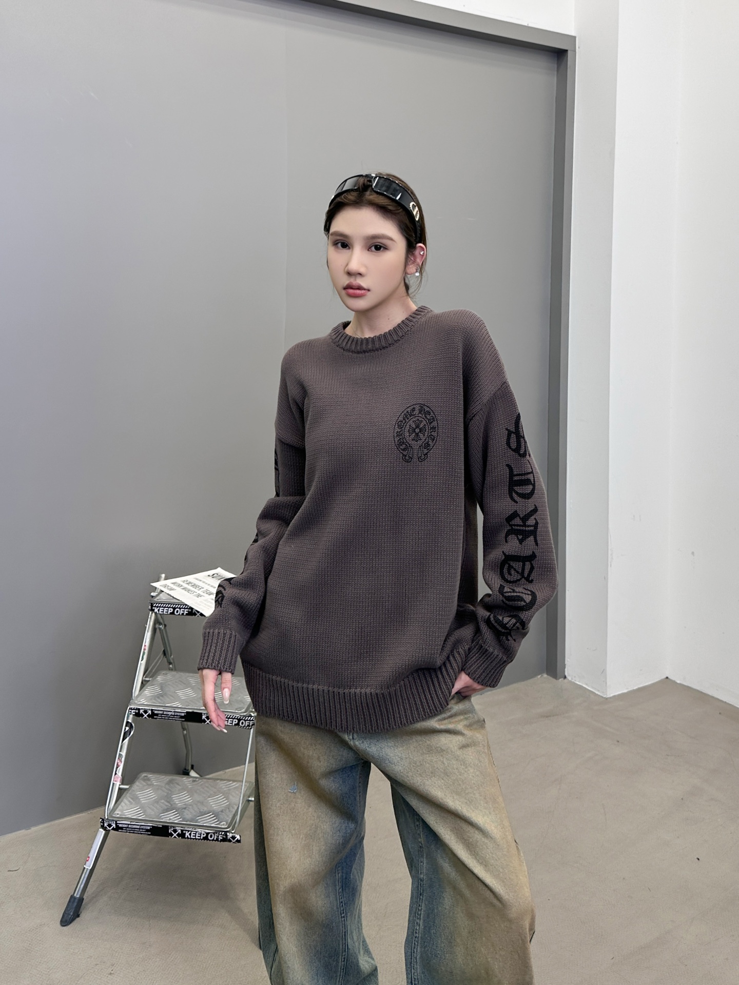 克罗心 ｜ 新款毛衣，成衣经典印花工艺，休闲时尚，男女同款，尺码sml