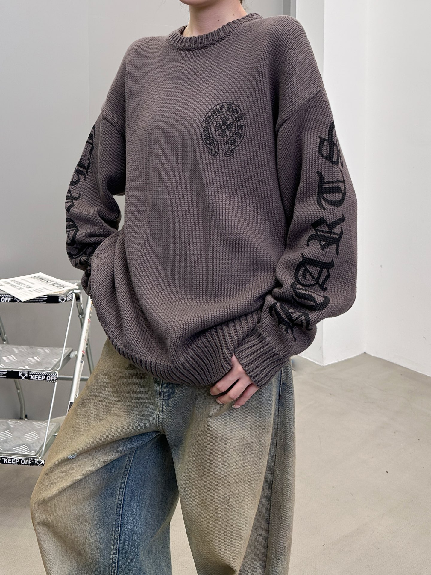 克罗心 ｜ 新款毛衣，成衣经典印花工艺，休闲时尚，男女同款，尺码sml