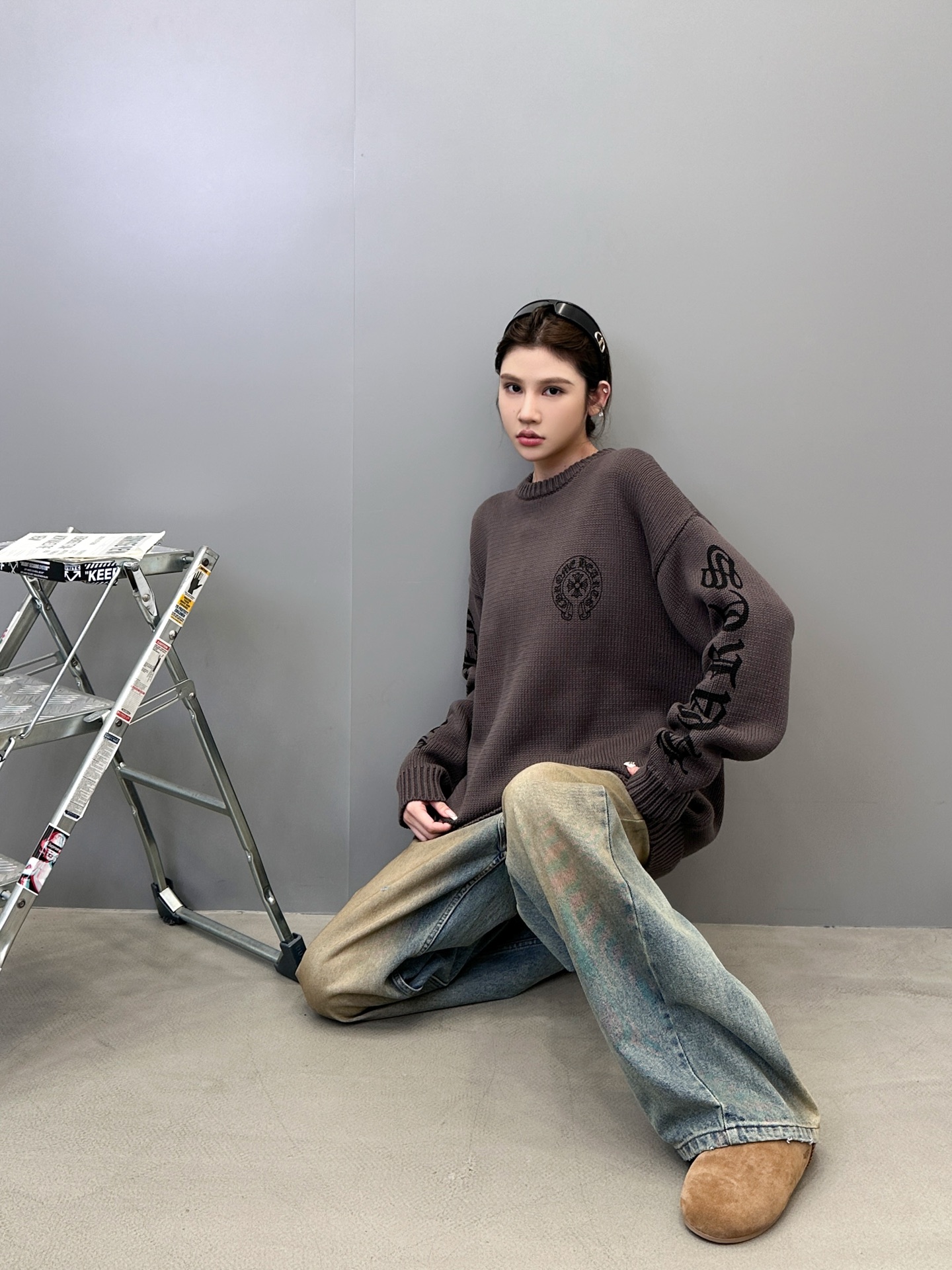 克罗心 ｜ 新款毛衣，成衣经典印花工艺，休闲时尚，男女同款，尺码sml