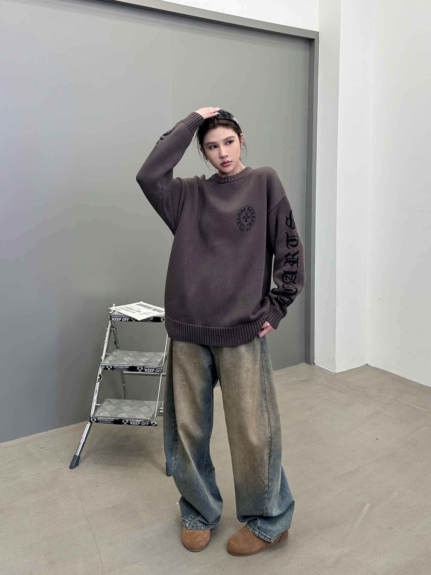 克罗心 ｜ 新款毛衣，成衣经典印花工艺，休闲时尚，男女同款，尺码sml