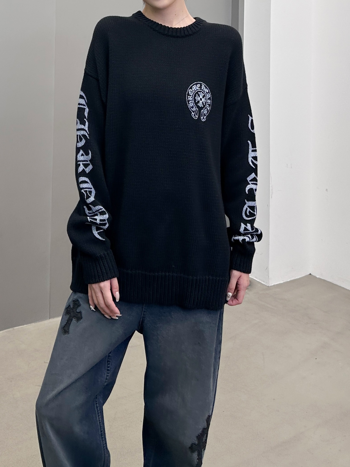 克罗心 ｜ 新款毛衣，成衣经典印花工艺，休闲时尚，男女同款，尺码sml