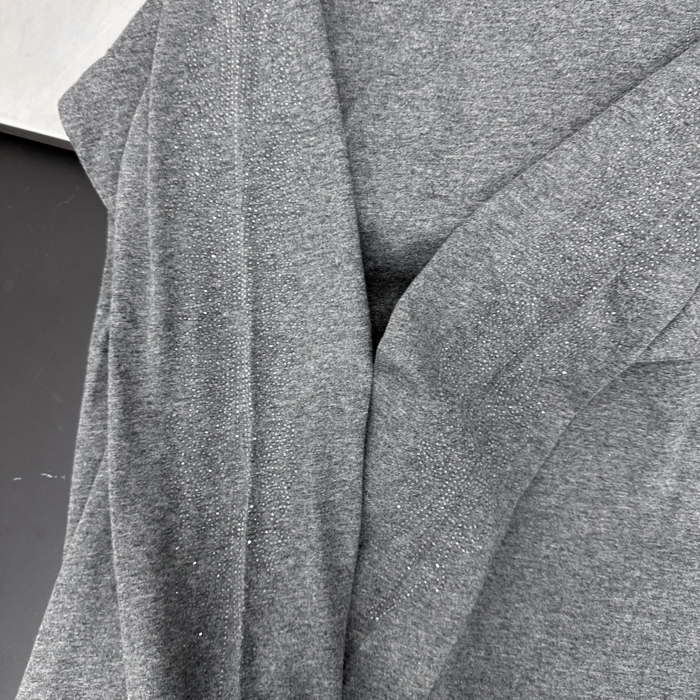 克罗心 ｜ 新款长袖t，成衣洗水烫钻工艺，休闲时尚，尺码sml