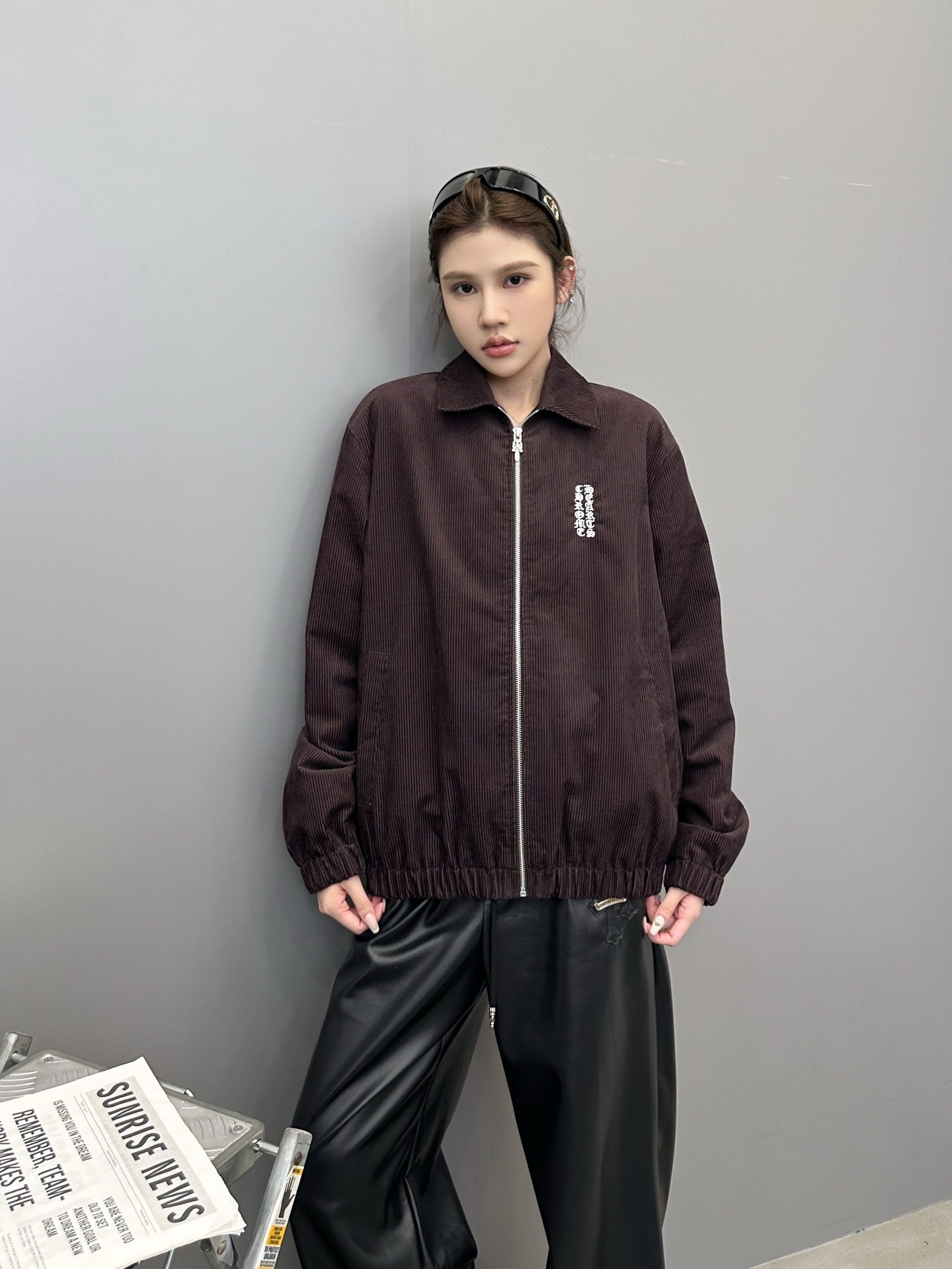 克罗心 ｜ 新款休闲棉服，成衣洗水加软工艺，前后经典刺绣标，人丝里布，男女同款，尺码sml