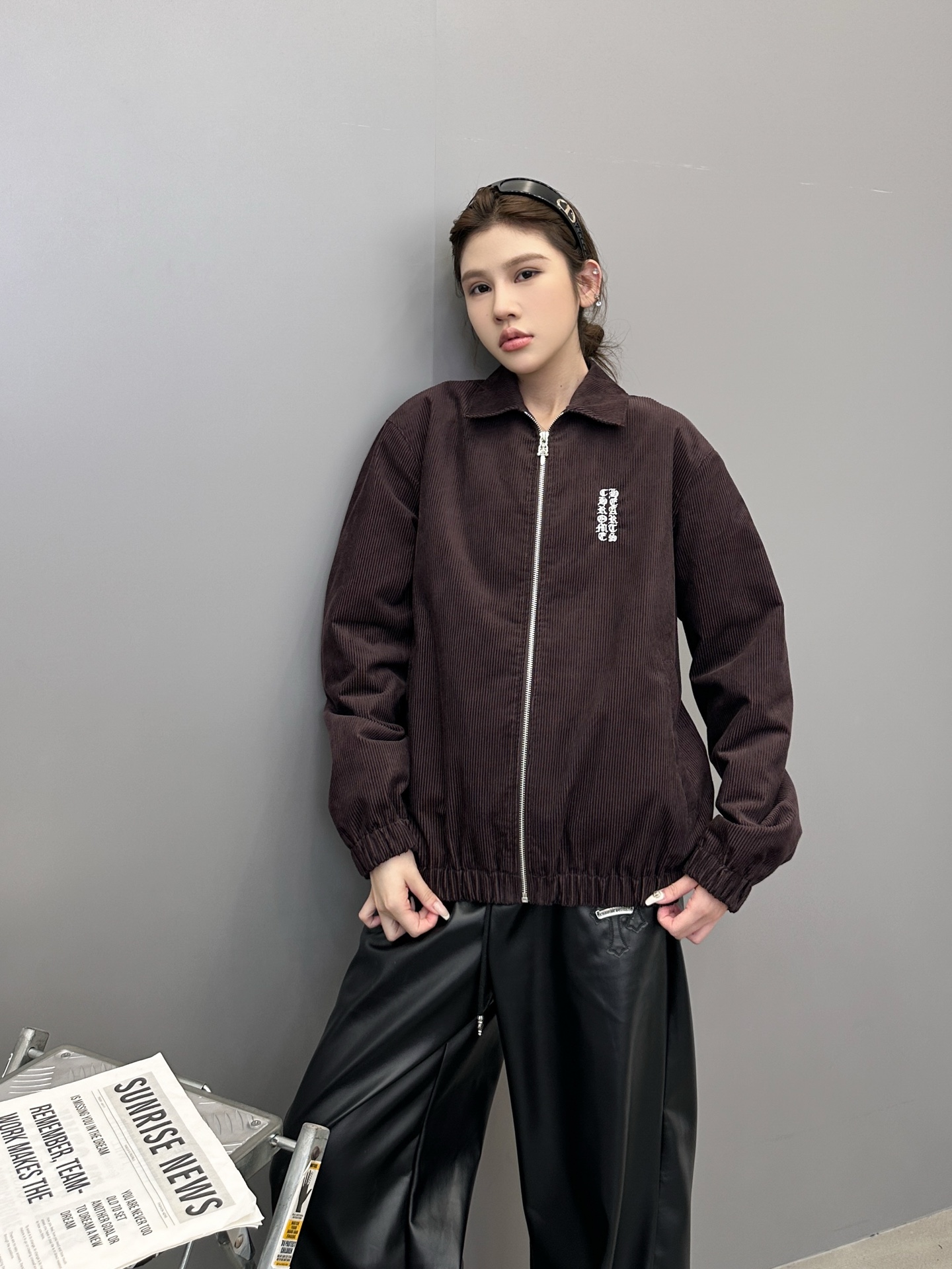 克罗心 ｜ 新款休闲棉服，成衣洗水加软工艺，前后经典刺绣标，人丝里布，男女同款，尺码sml