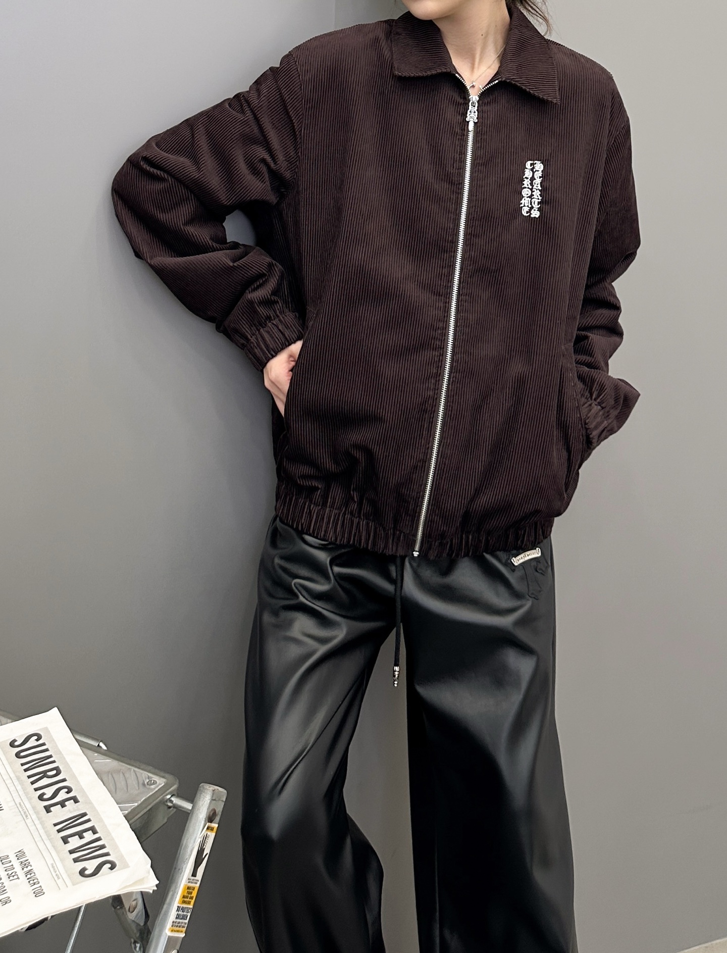 克罗心 ｜ 新款休闲棉服，成衣洗水加软工艺，前后经典刺绣标，人丝里布，男女同款，尺码sml