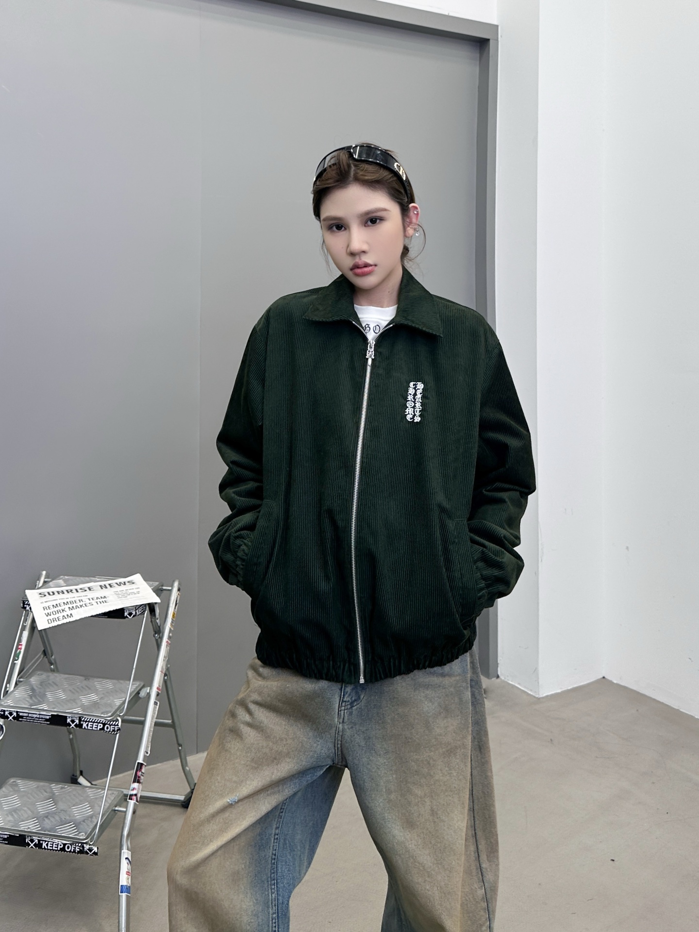 克罗心 ｜ 新款休闲棉服，成衣洗水加软工艺，前后经典刺绣标，人丝里布，男女同款，尺码sml