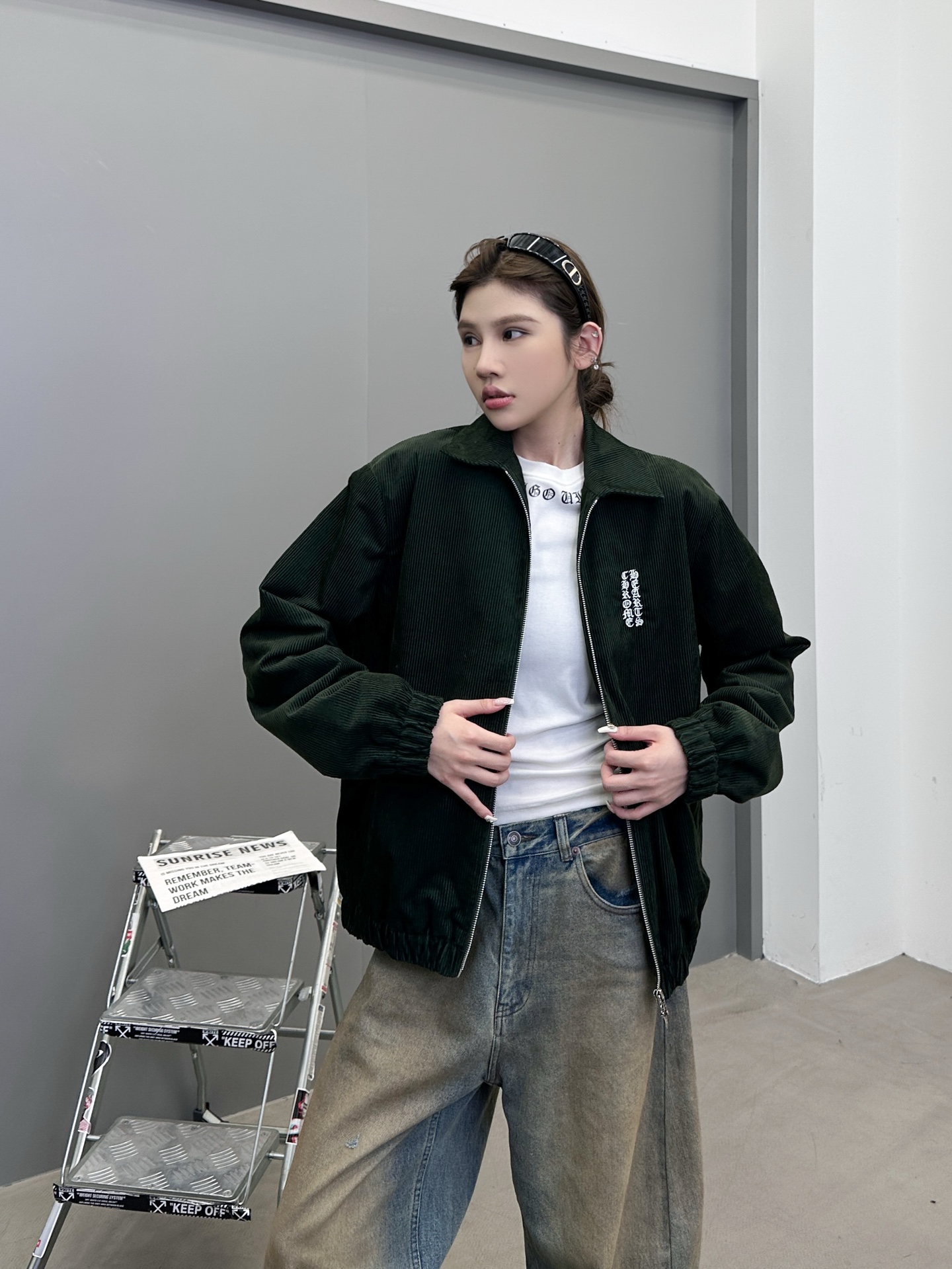 克罗心 ｜ 新款休闲棉服，成衣洗水加软工艺，前后经典刺绣标，人丝里布，男女同款，尺码sml