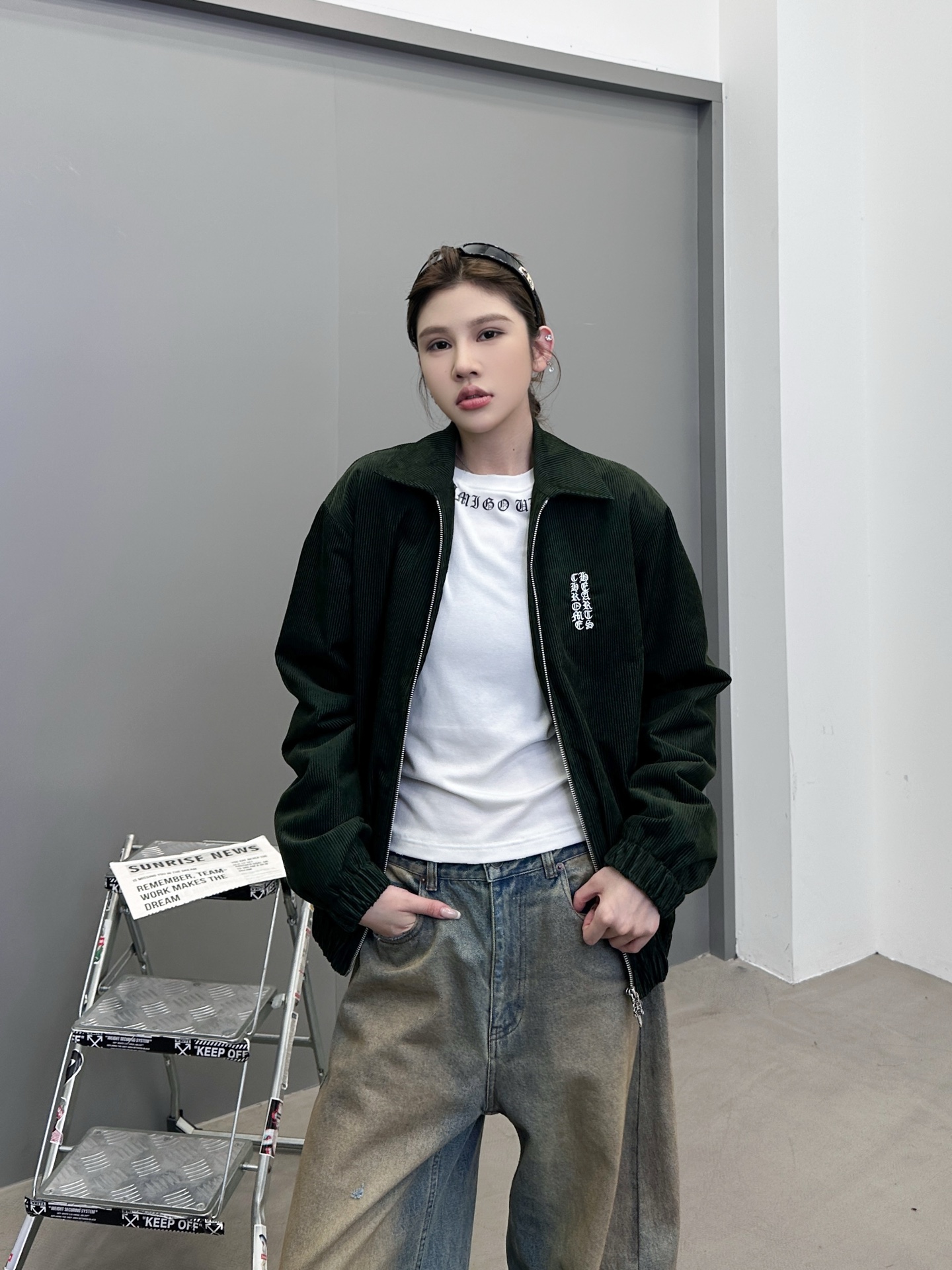 克罗心 ｜ 新款休闲棉服，成衣洗水加软工艺，前后经典刺绣标，人丝里布，男女同款，尺码sml