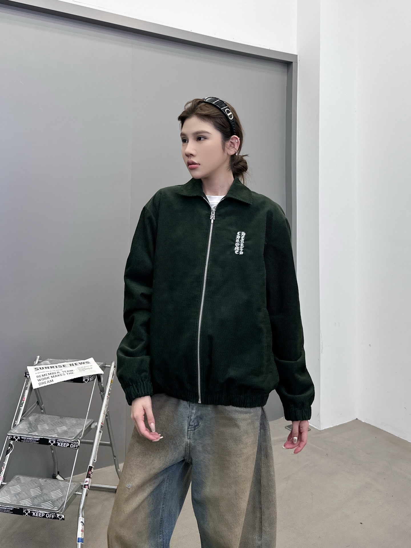 克罗心 ｜ 新款休闲棉服，成衣洗水加软工艺，前后经典刺绣标，人丝里布，男女同款，尺码sml