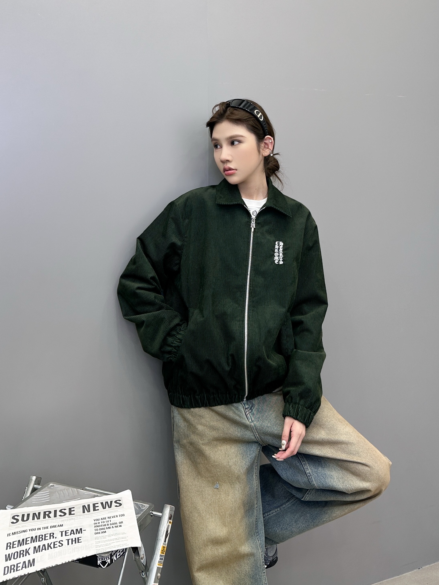 克罗心 ｜ 新款休闲棉服，成衣洗水加软工艺，前后经典刺绣标，人丝里布，男女同款，尺码sml